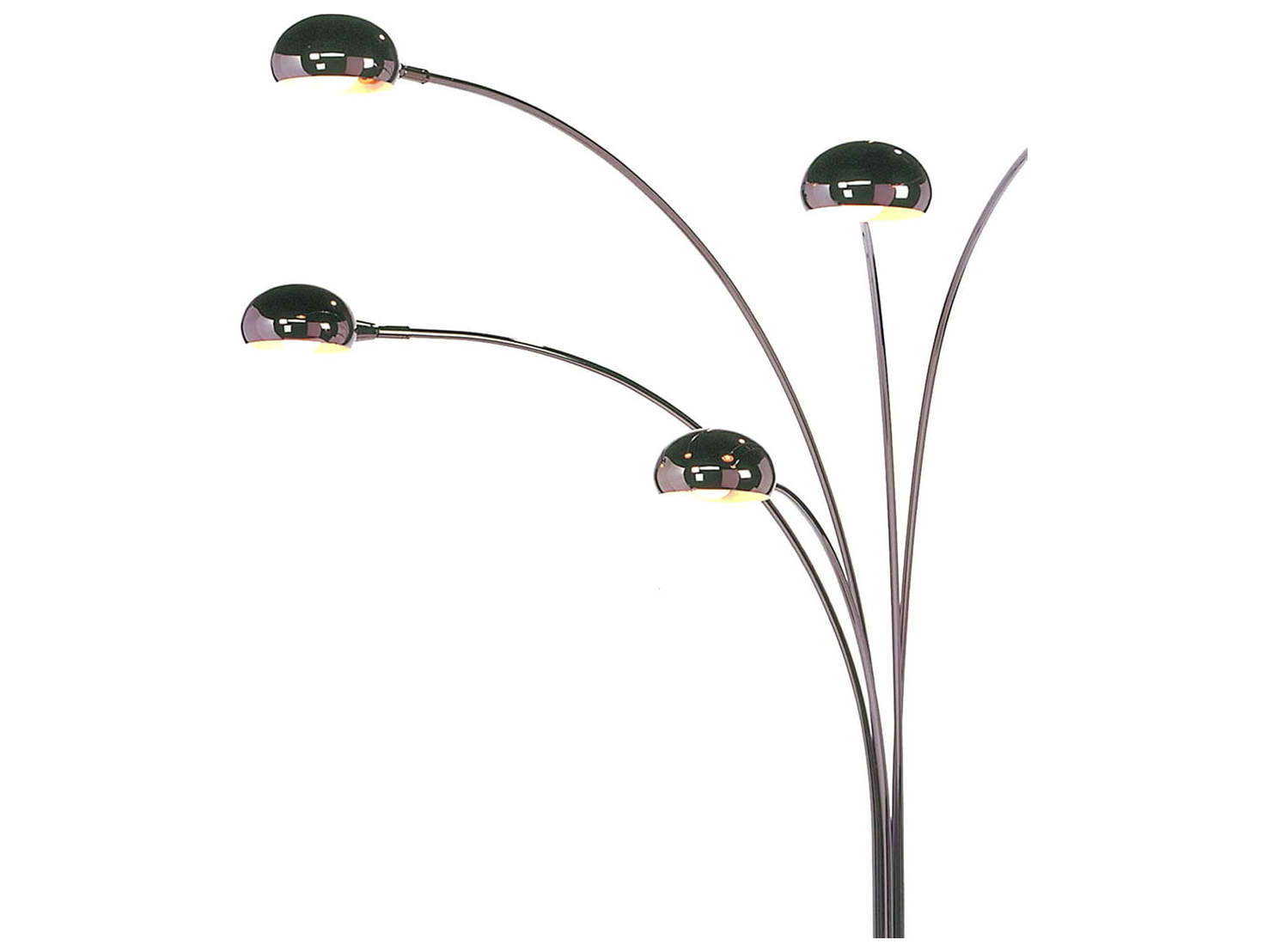Nova Historical Re-issue Black Nickel Steel Floor Lamp