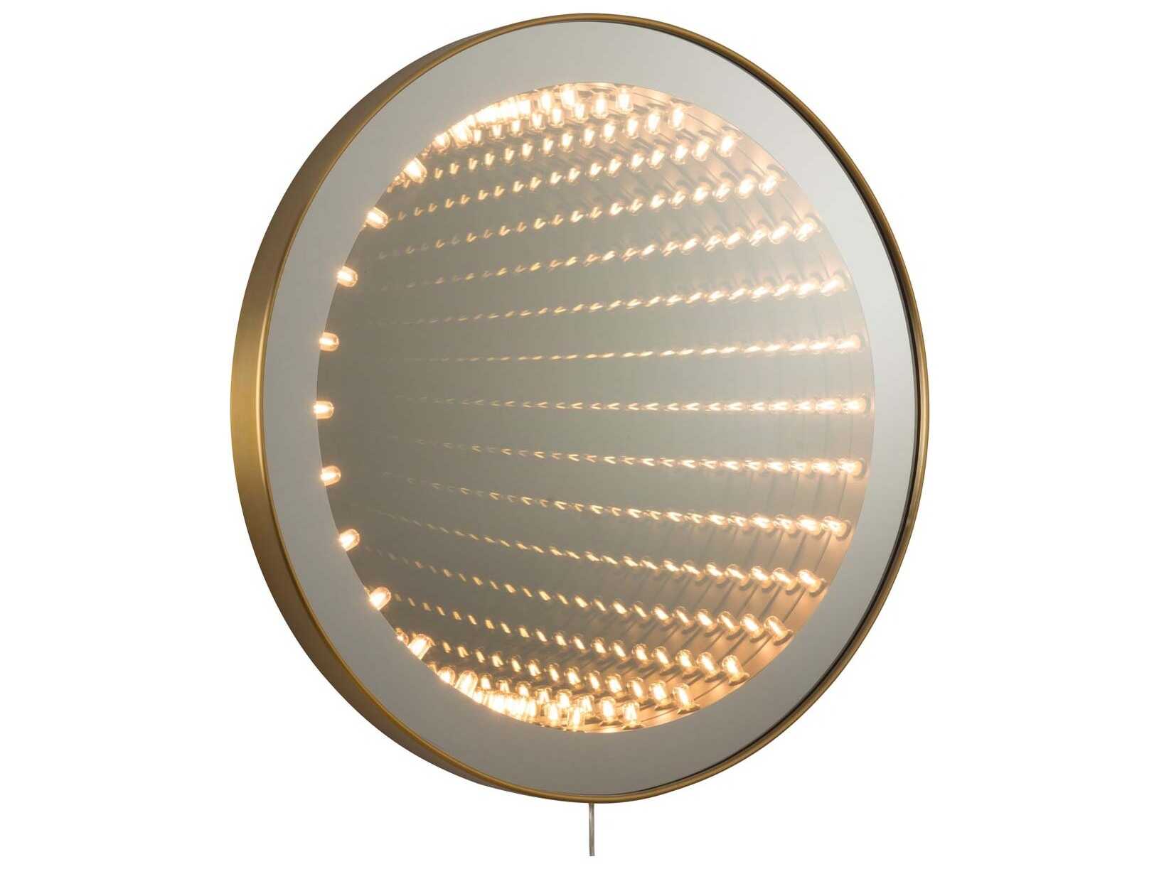 Nova Carnival Round Infinity Wall Mirror