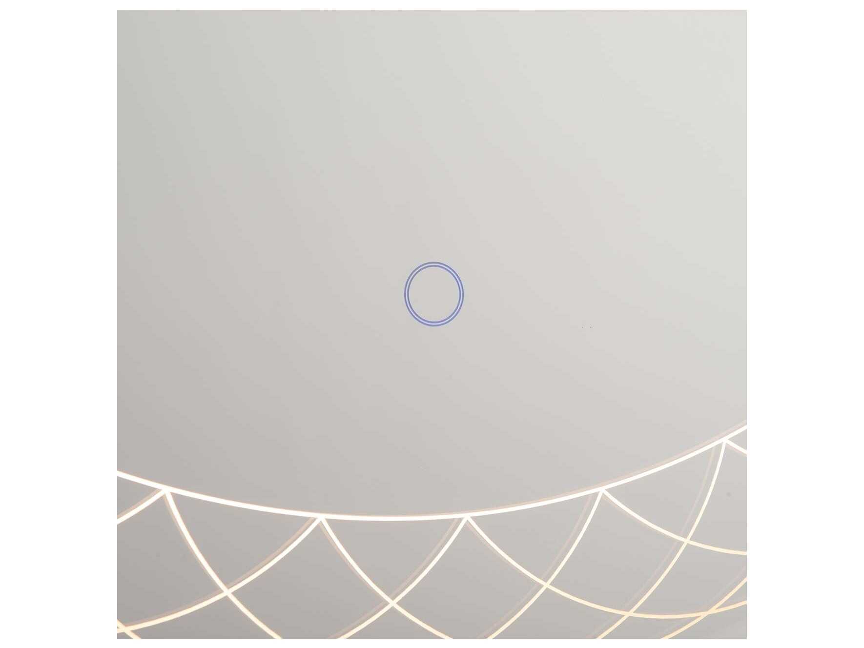 Nova Chrome Wall Mirror Round