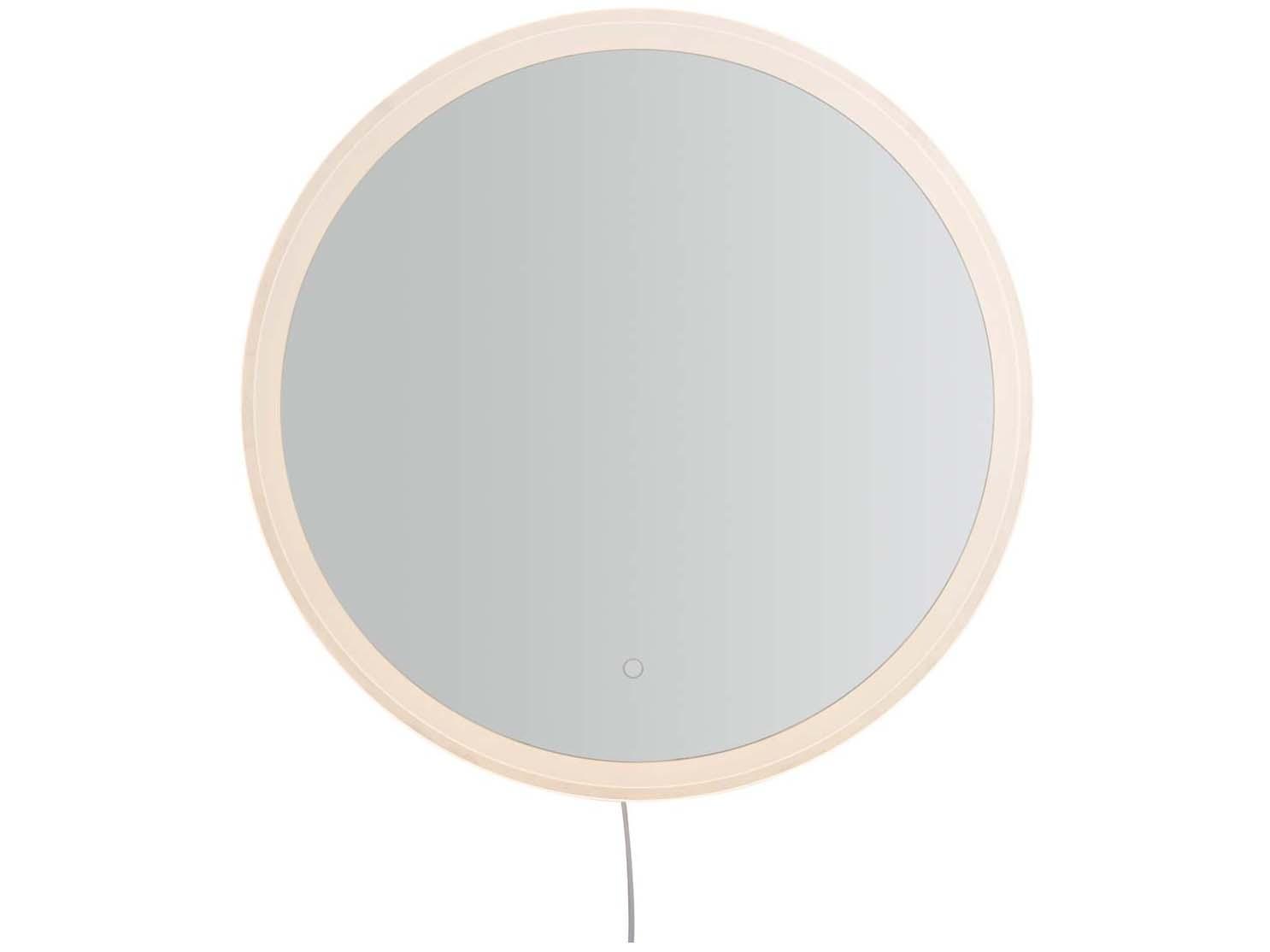 Nova Chrome Wall Mirror Round