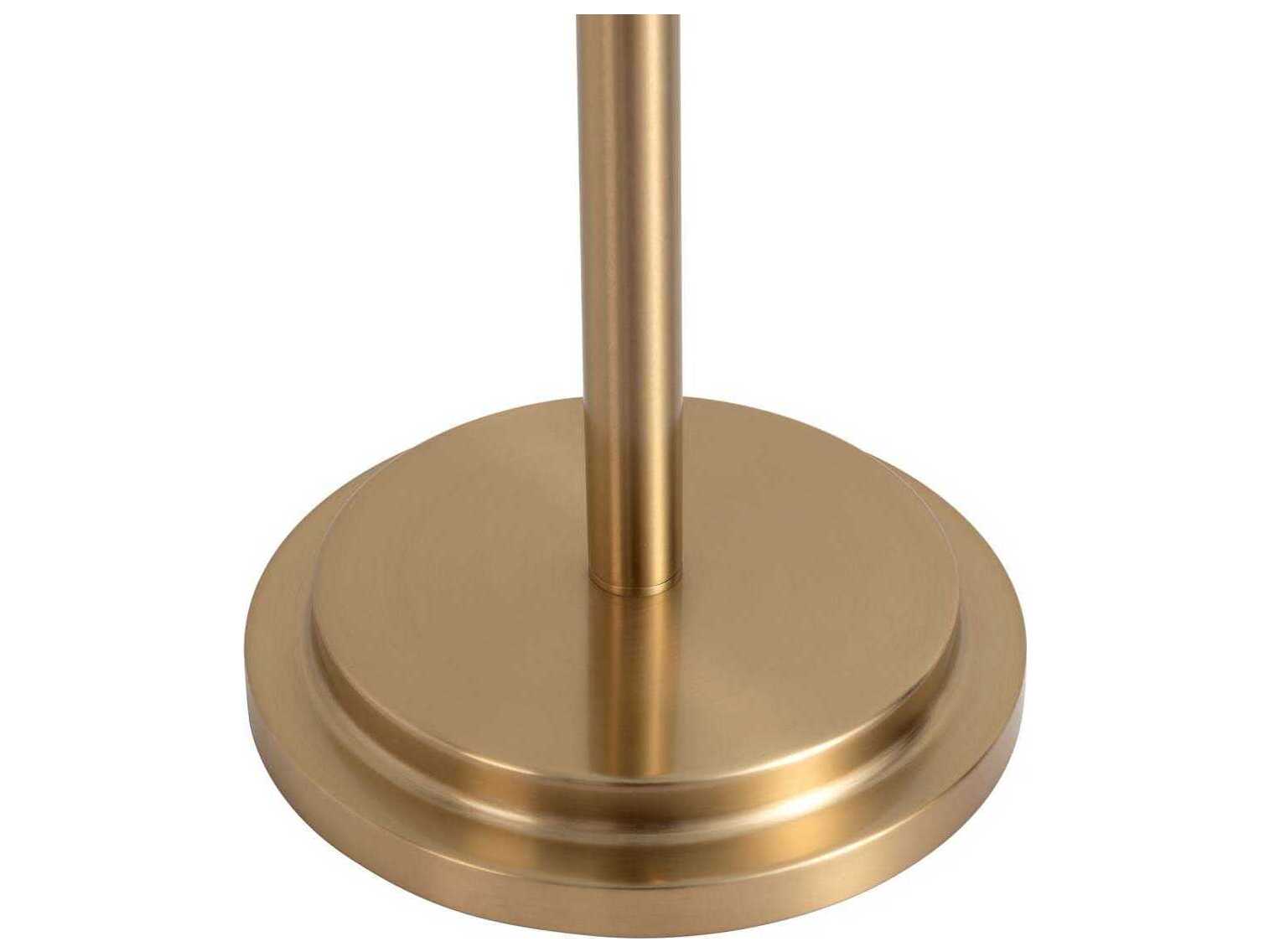 Nova Brushed Brass Floor Stand Hand Sanitizer Dispenser