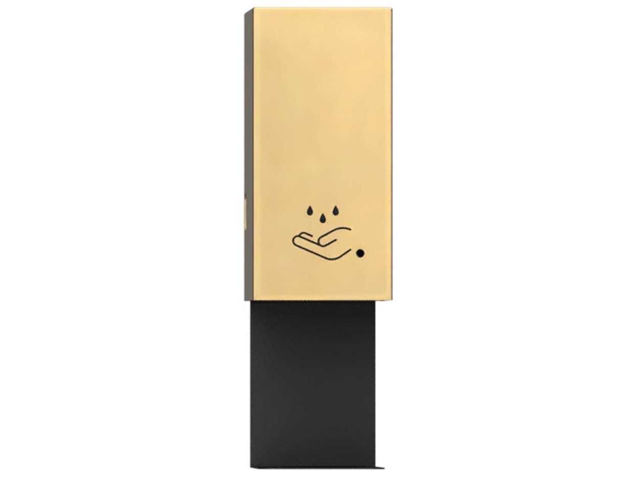 Nova Brushed Brass Wall Mount Hand Sanitizer Dispenser