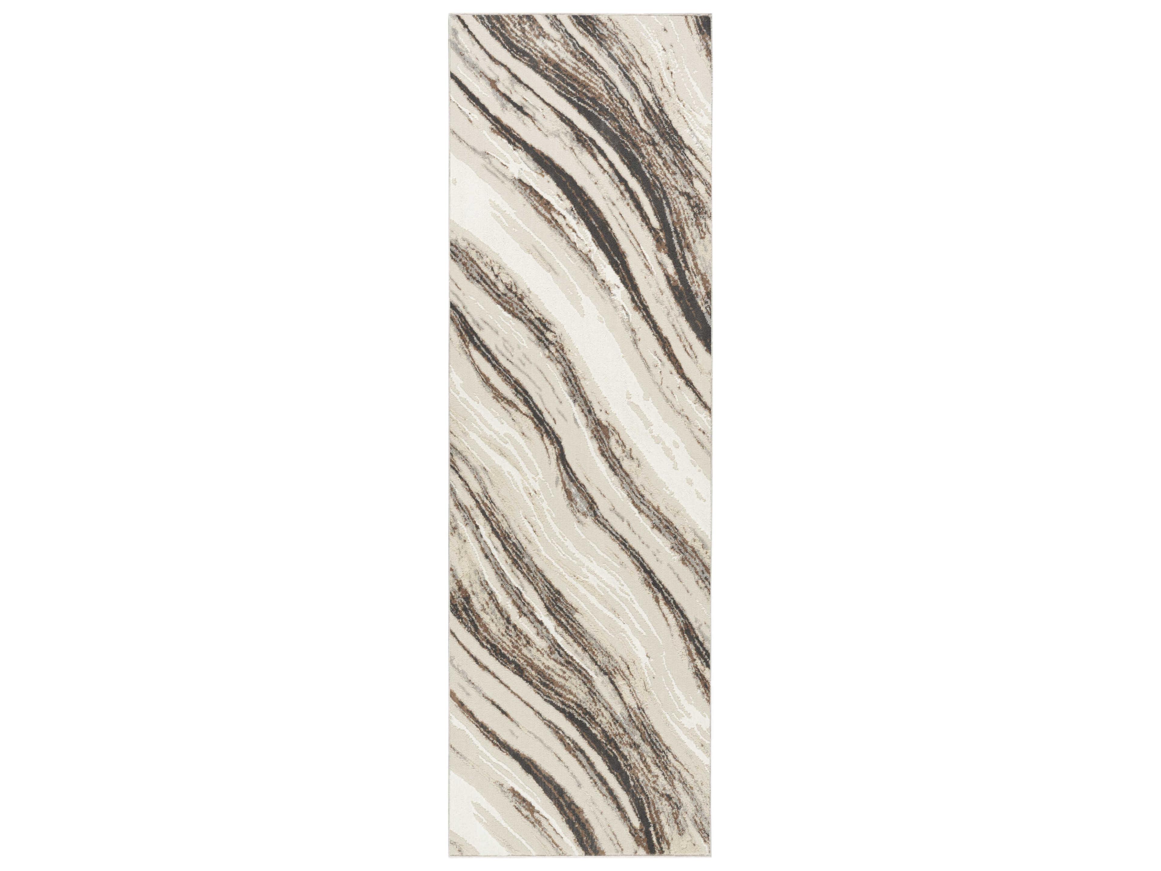 Nourison Sustainable Trends Abstract Runner Area Rug