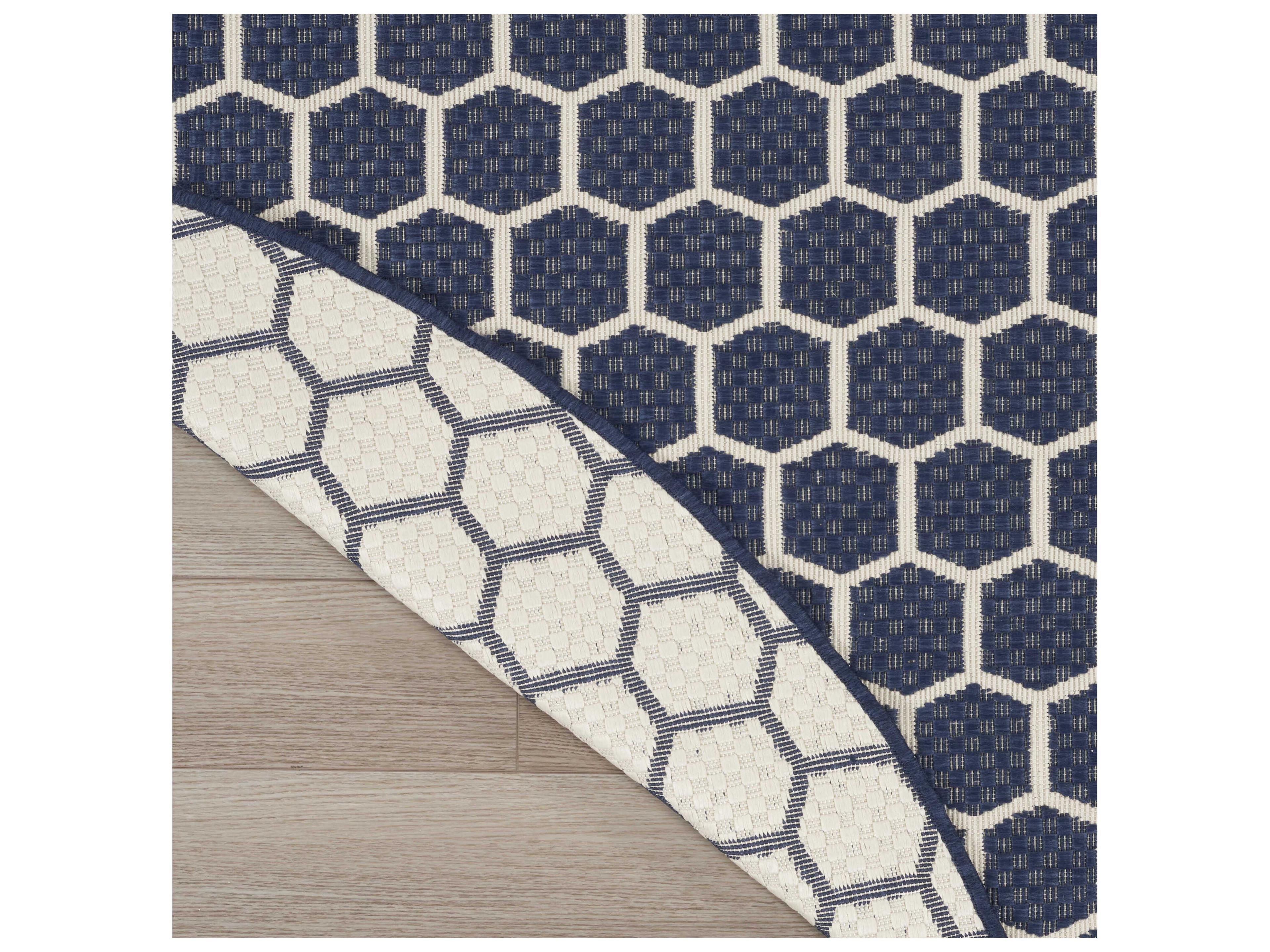 Nourison Twist Reversible Geometric Area Rug