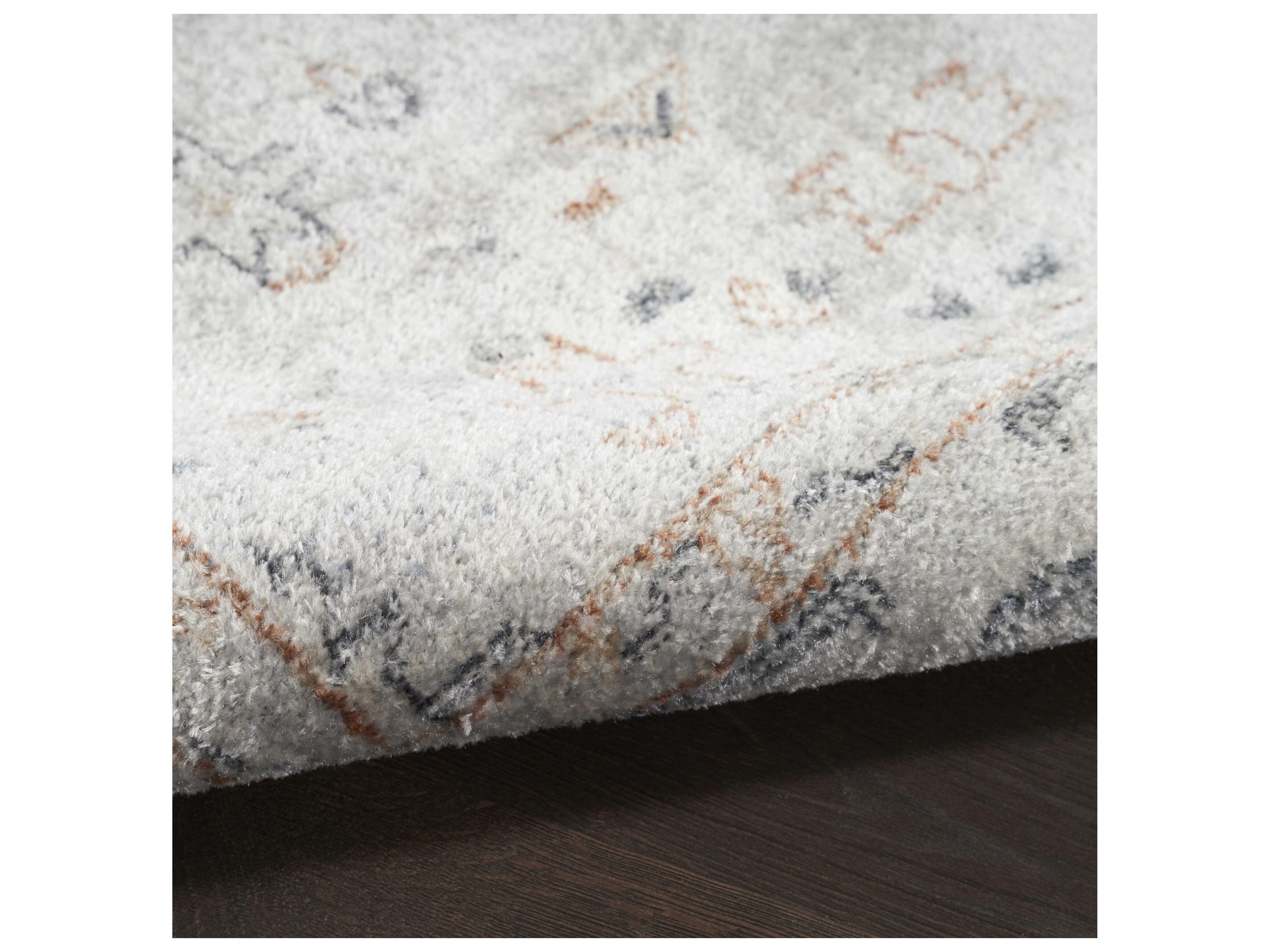 Nourison Astra Machine Washable Bordered Runner Area Rug