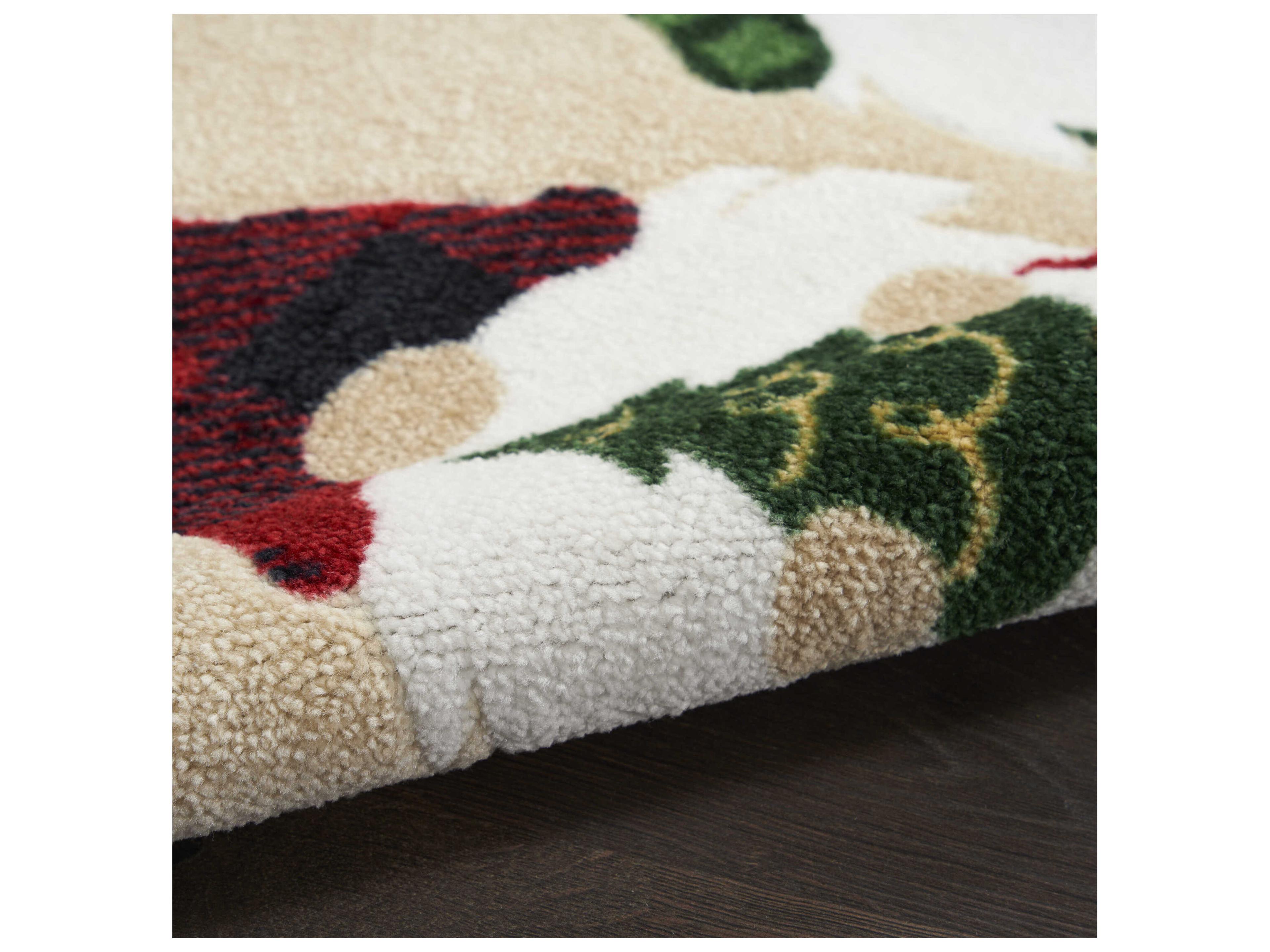 Nourison Accent Decor Xmas Rectangular Area Rug