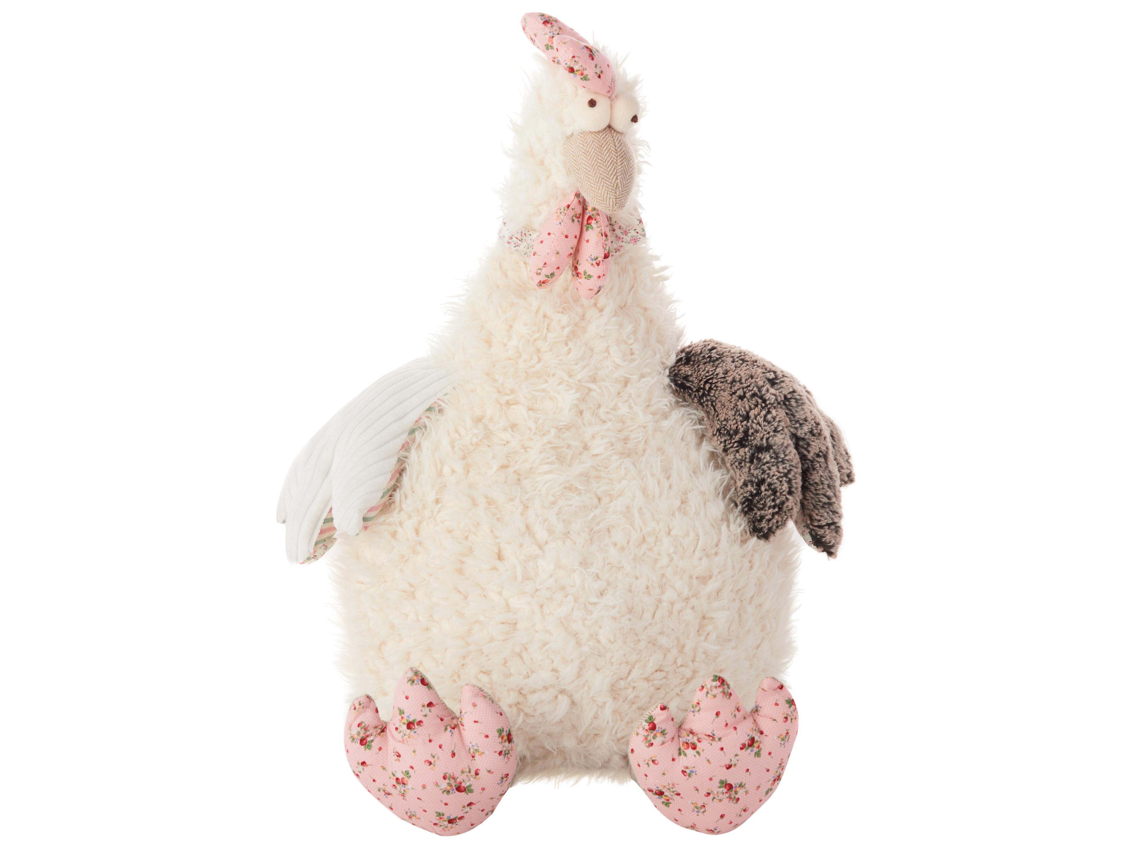 Nourison Mina Victory Plush Lines Stuffed Rooster