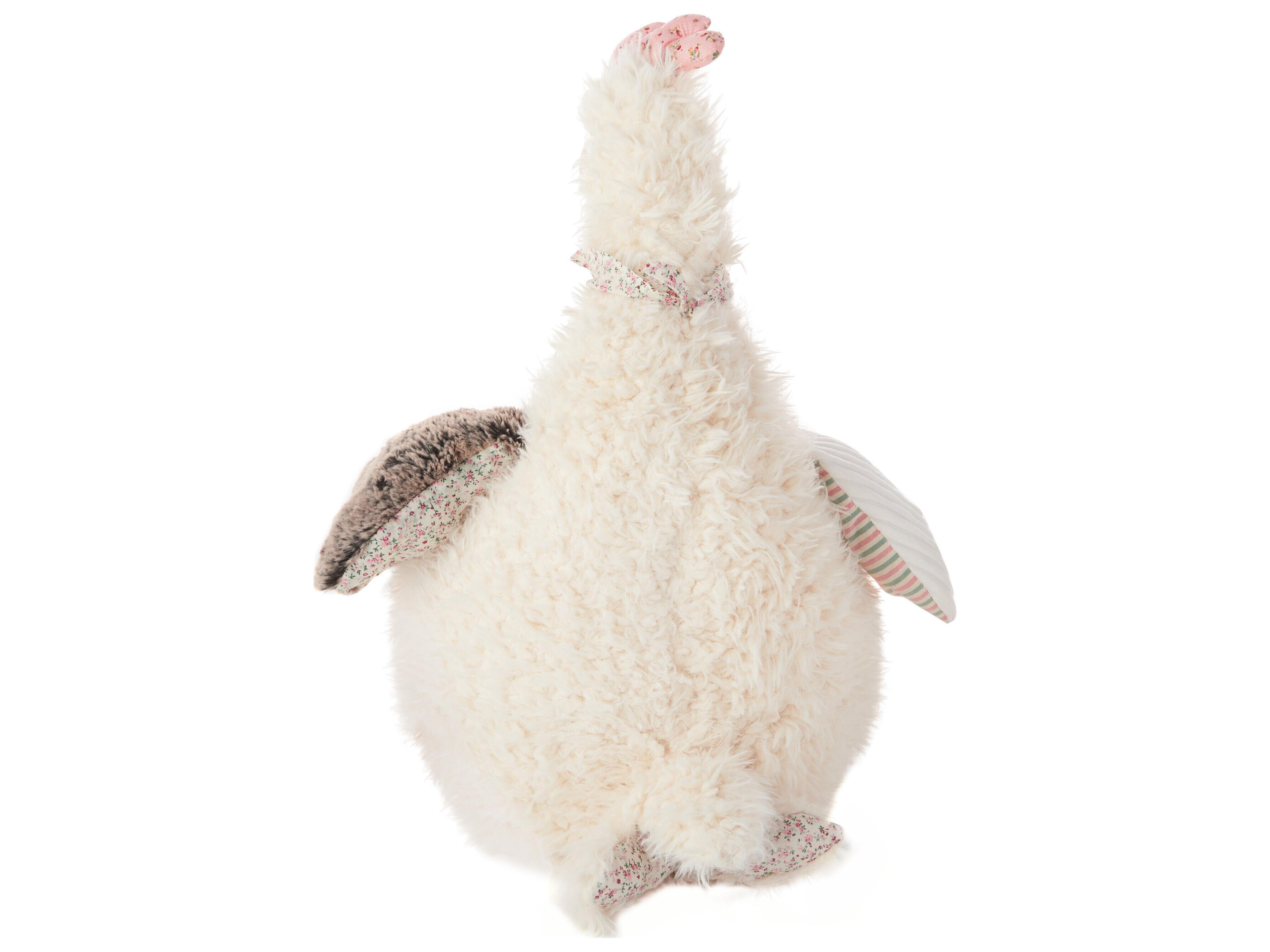 Nourison Mina Victory Plush Lines Stuffed Rooster