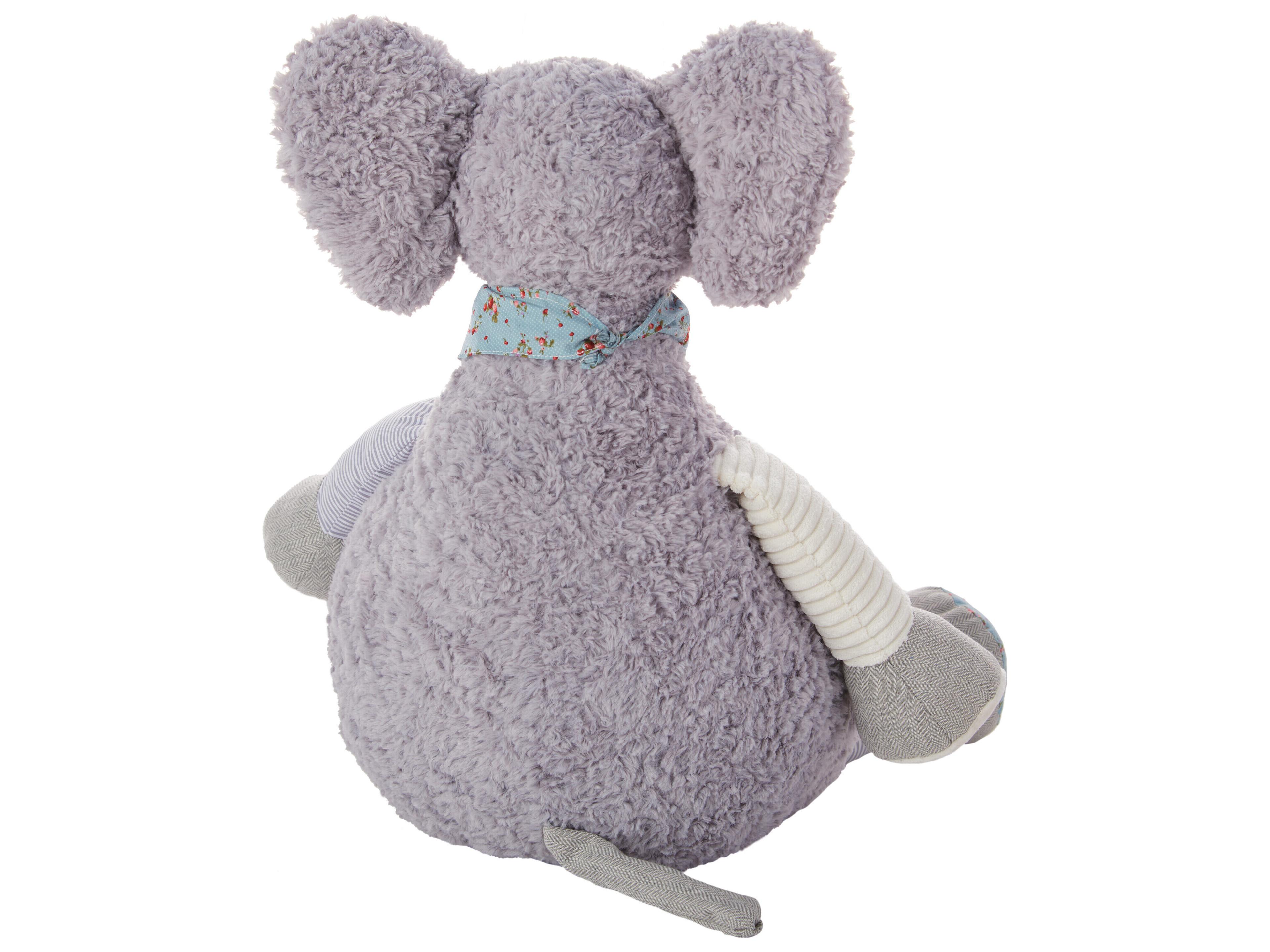 Nourison Mina Victory Plush Lines Elephant