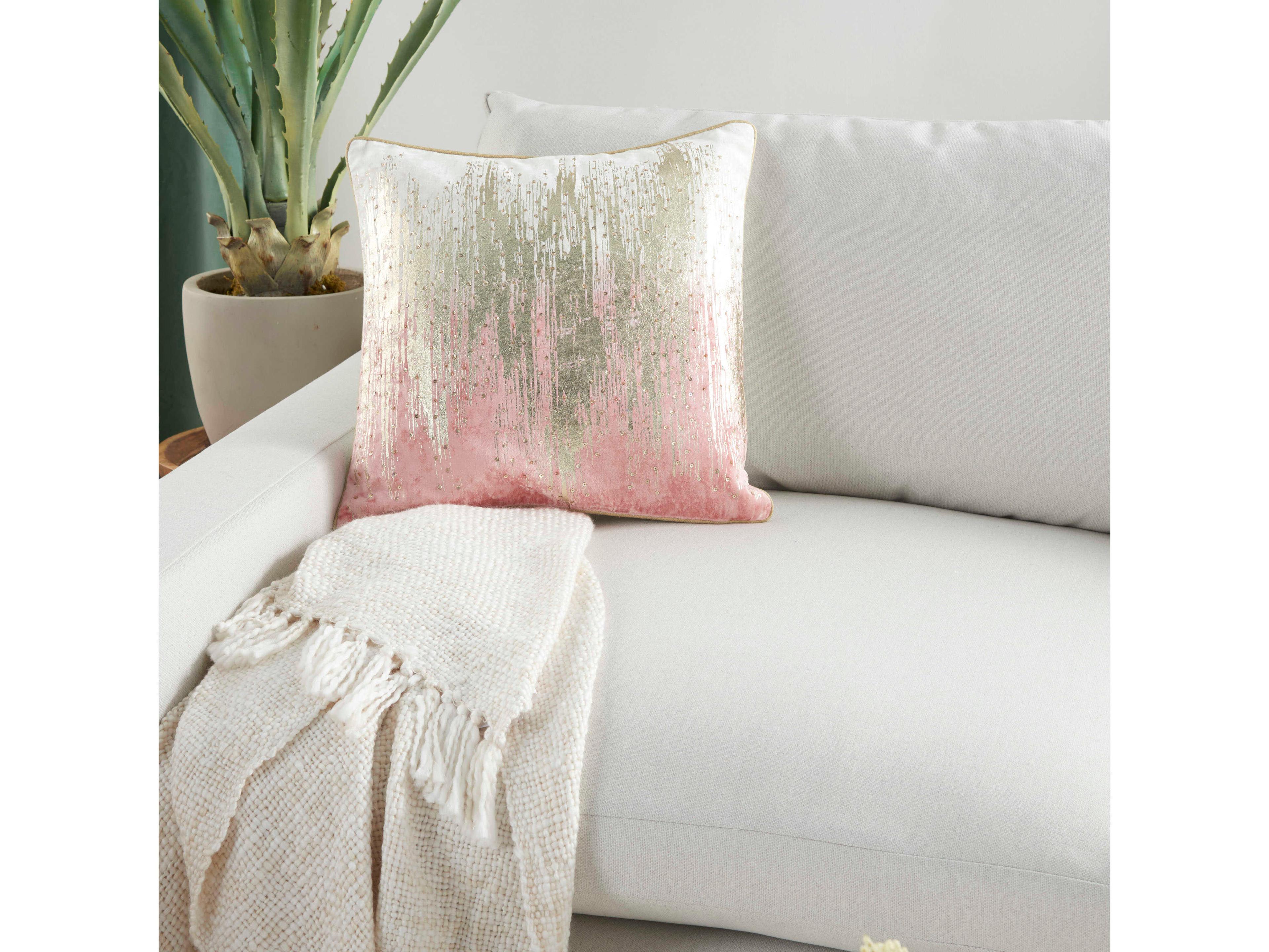 Nourison Mina Victory Sofia Ombre Met Sequins Pillow