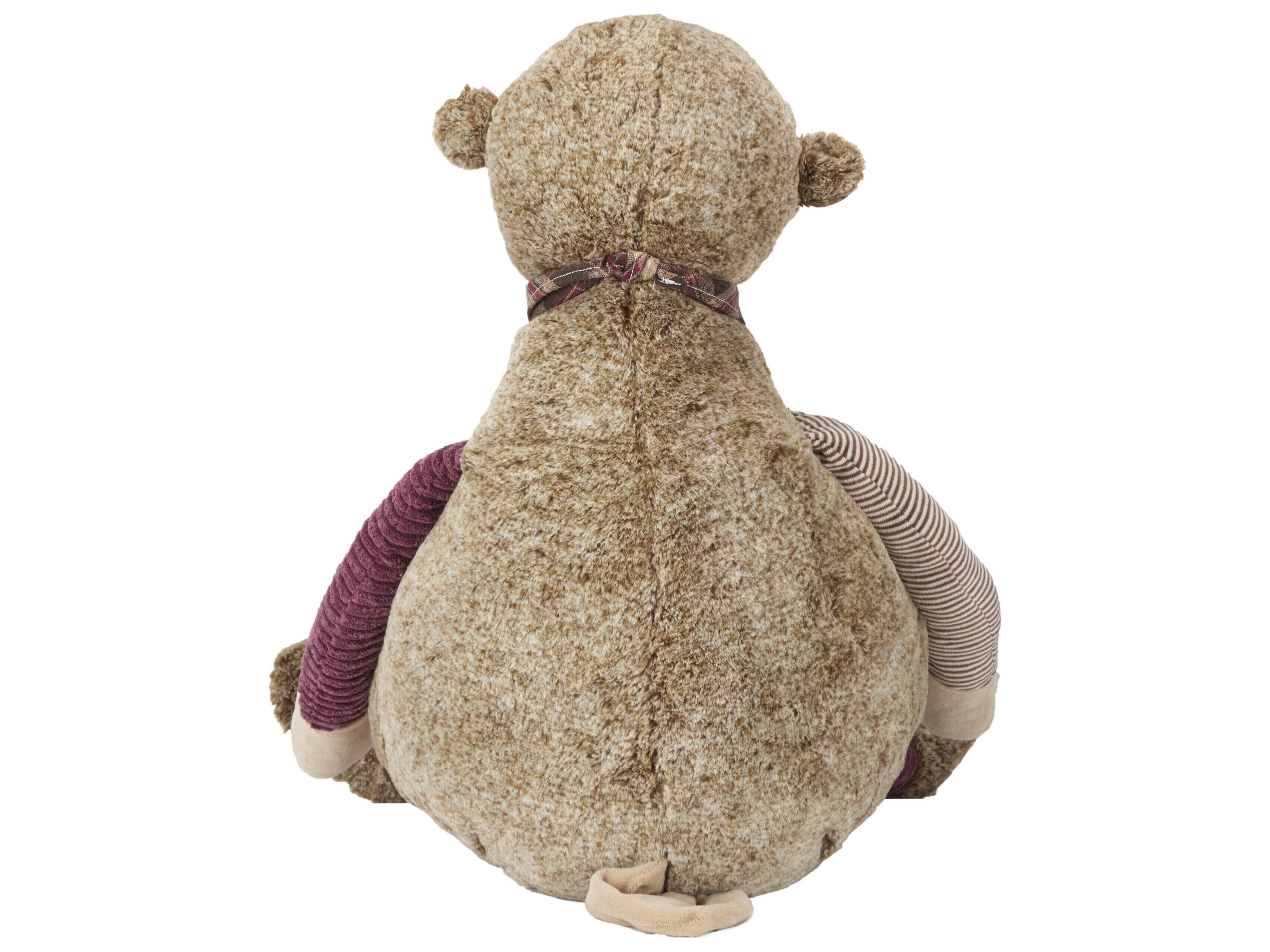 Nourison Mina Victory Plush Lines Monkey
