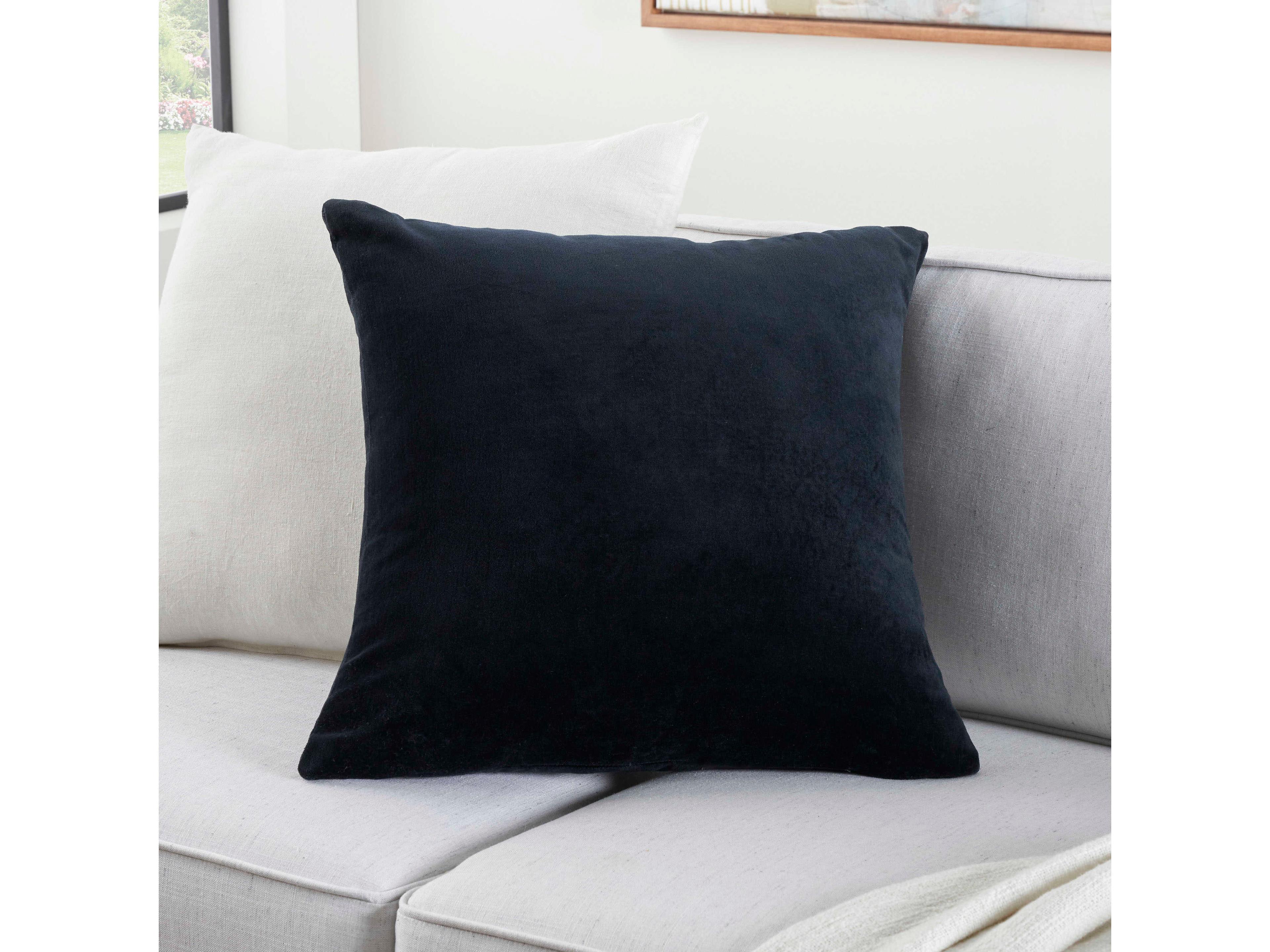 Nourison Mina Victory Sofia Solid Revers Velvet Pillow
