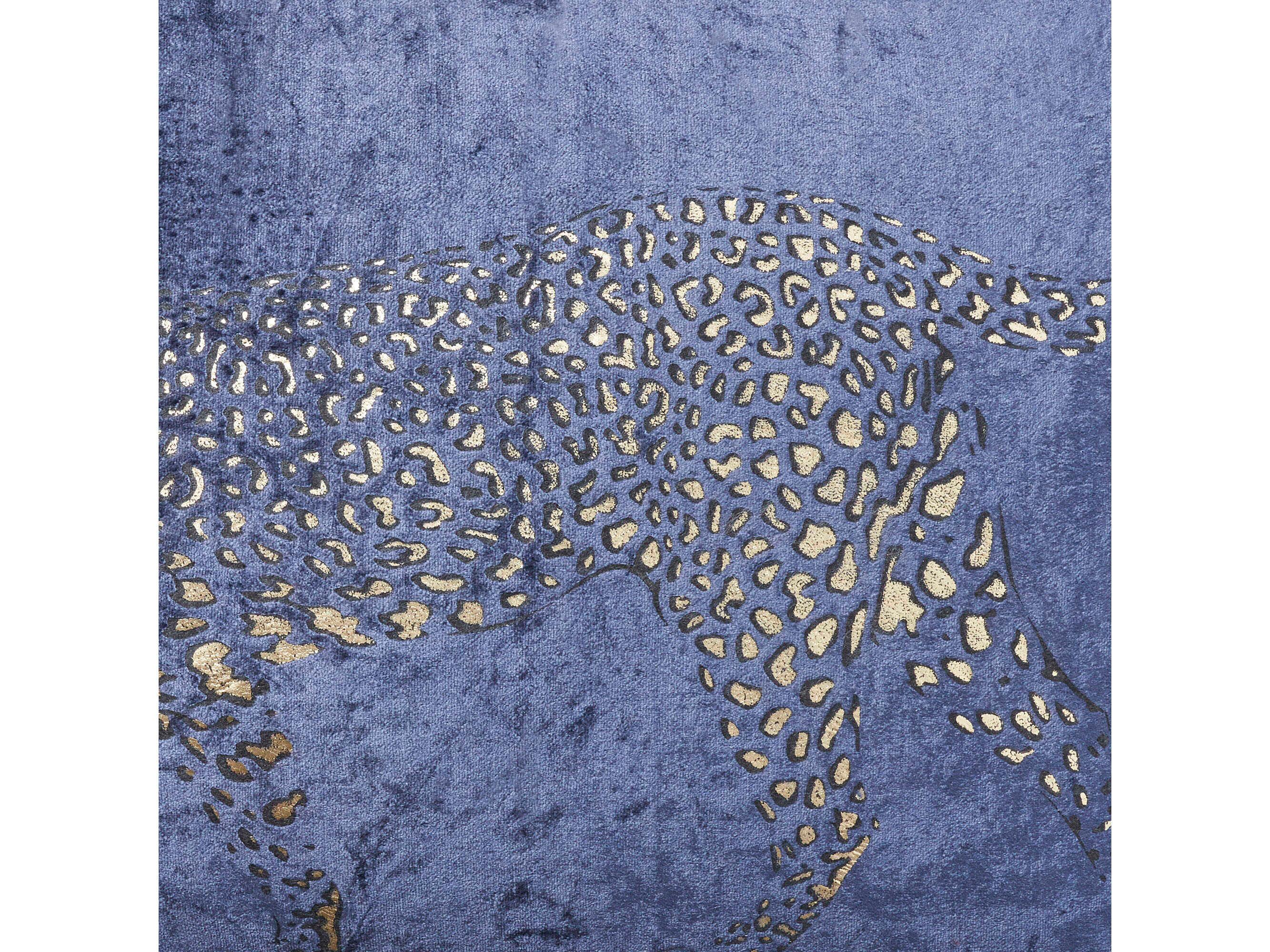 Nourison Mina Victory Sofia Metallic Leopard Pillow