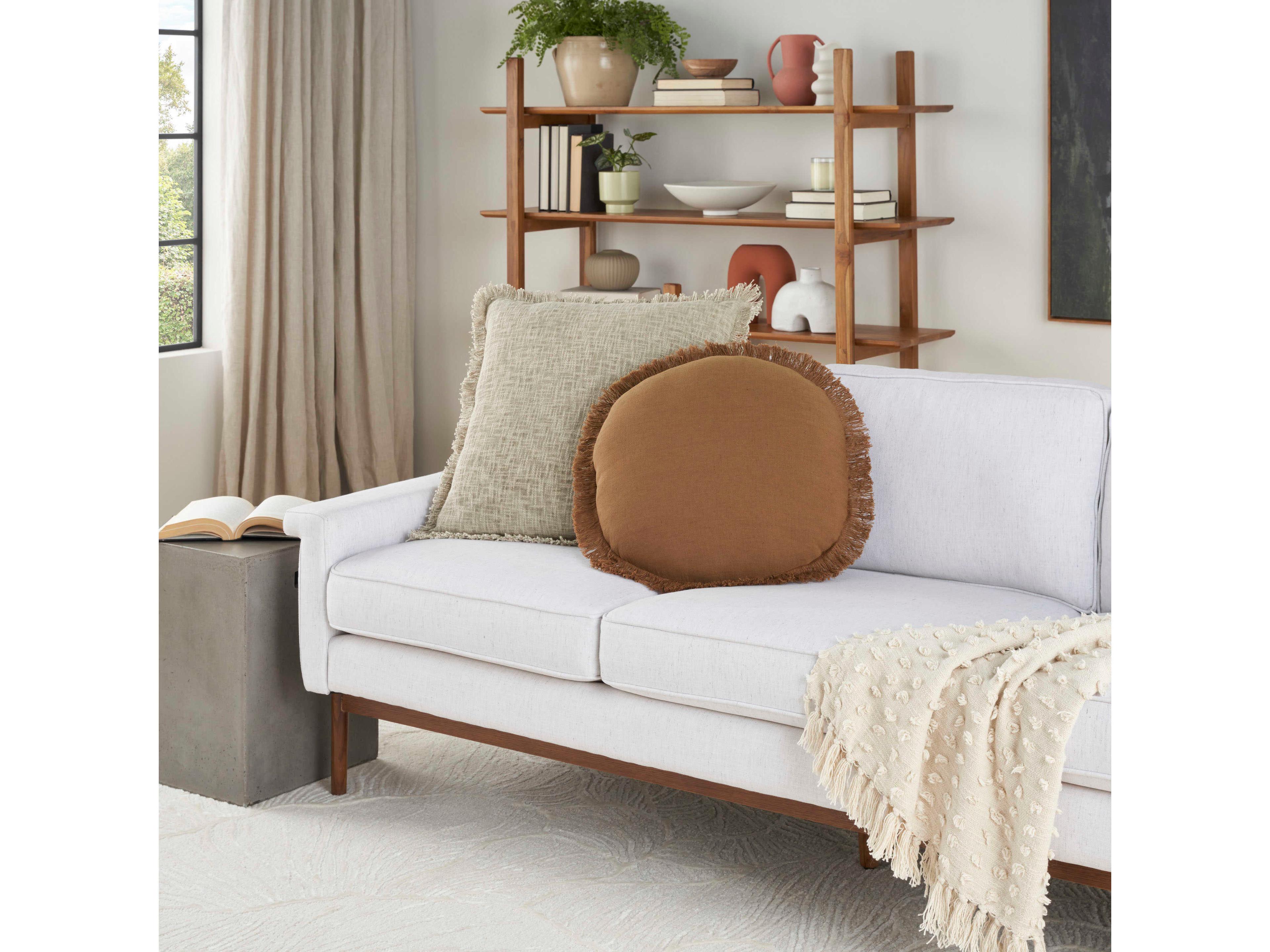 Nourison Mina Victory Sofia Round Pillow