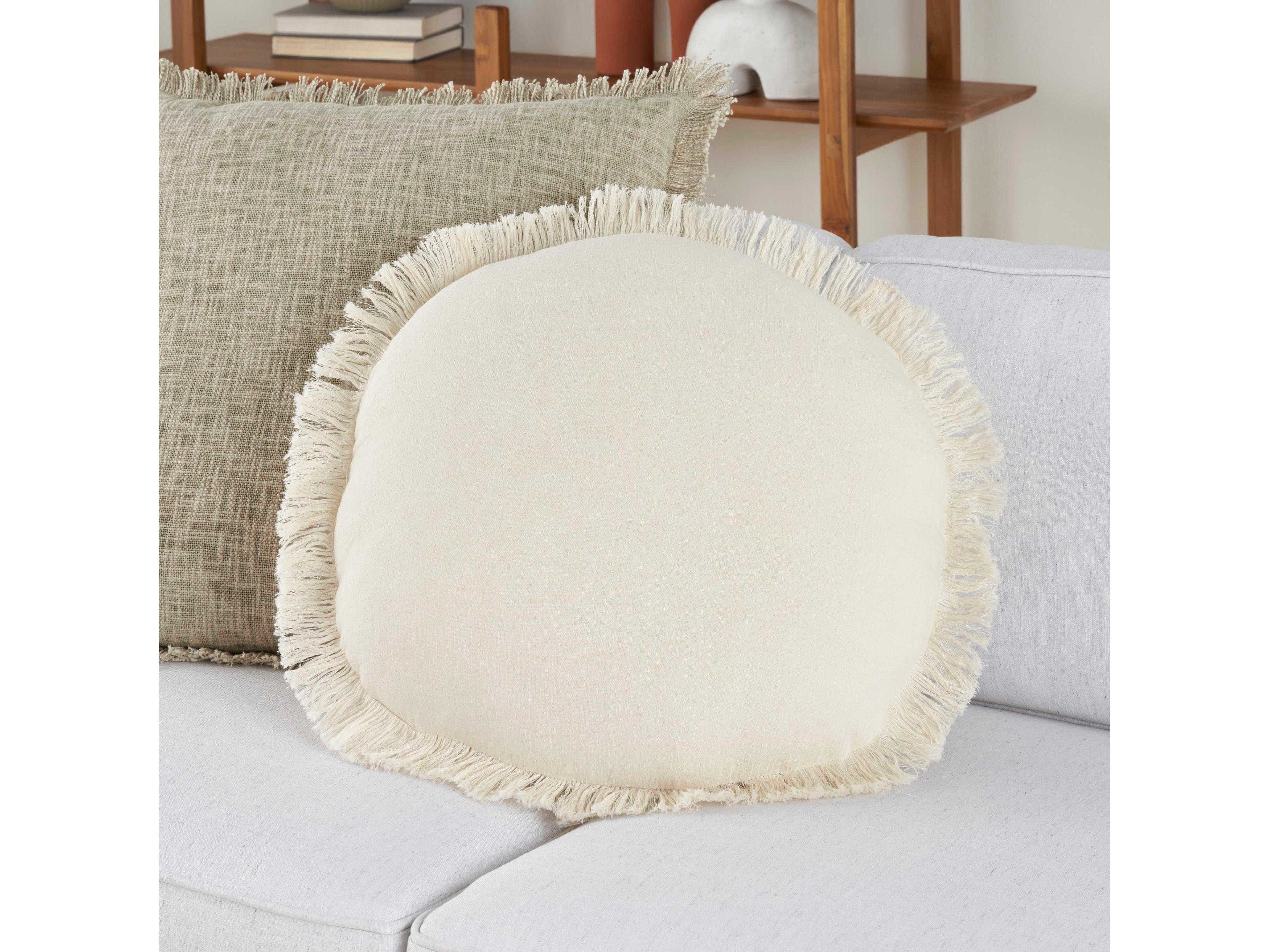 Nourison Mina Victory Sofia Round Pillow
