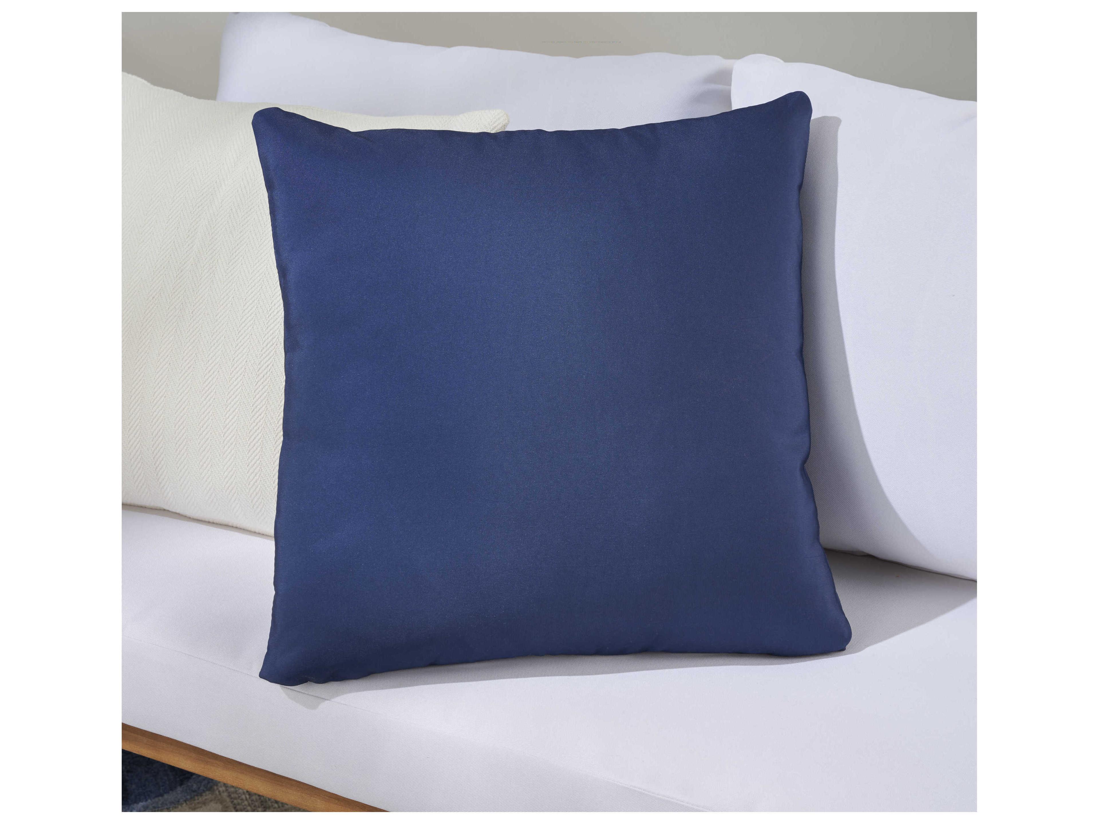 Nourison Mina Victory Aloha Navy 20" x 20" Pillow