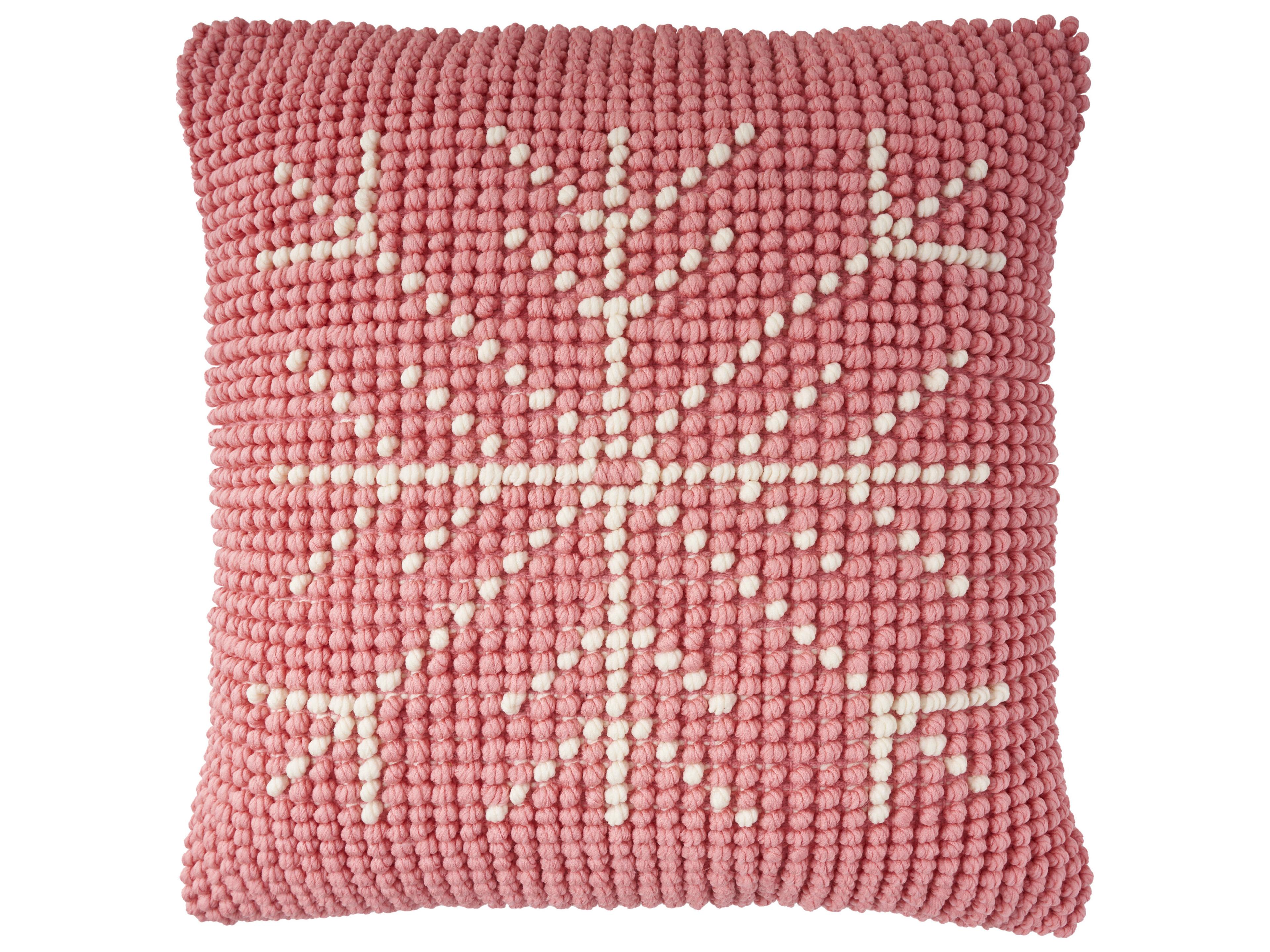 Nourison Mina Victory Holiday Snowflake Pillow