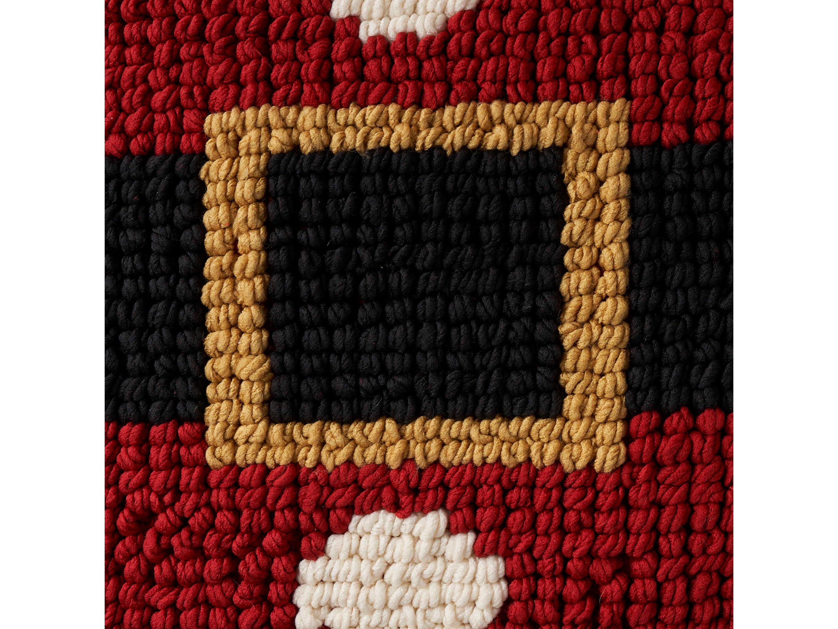 Nourison Mina Victory Holiday Santa Belt Pillow