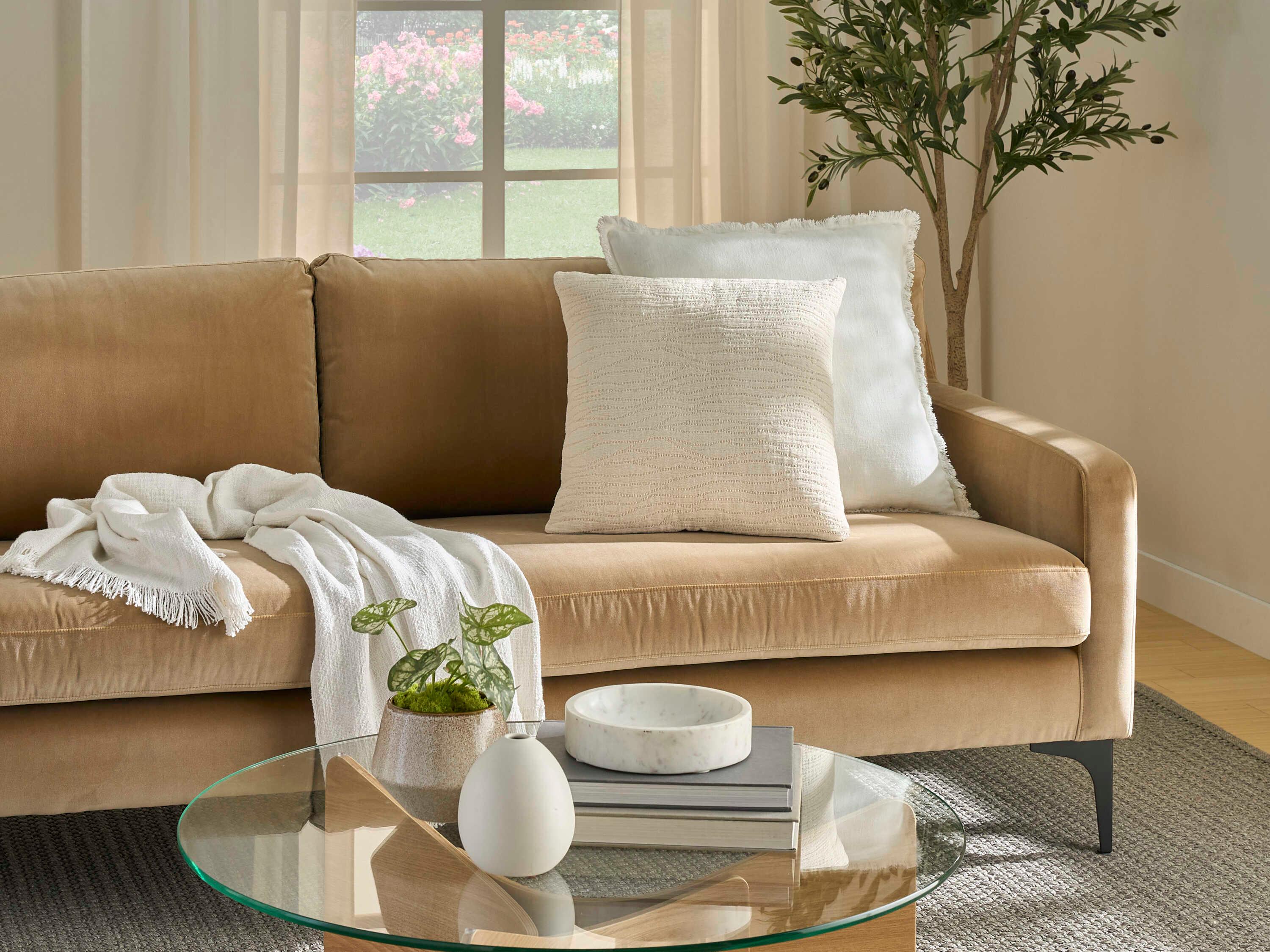 Nourison Mina Victory Lifestyle Ivory Pillow Set of 2