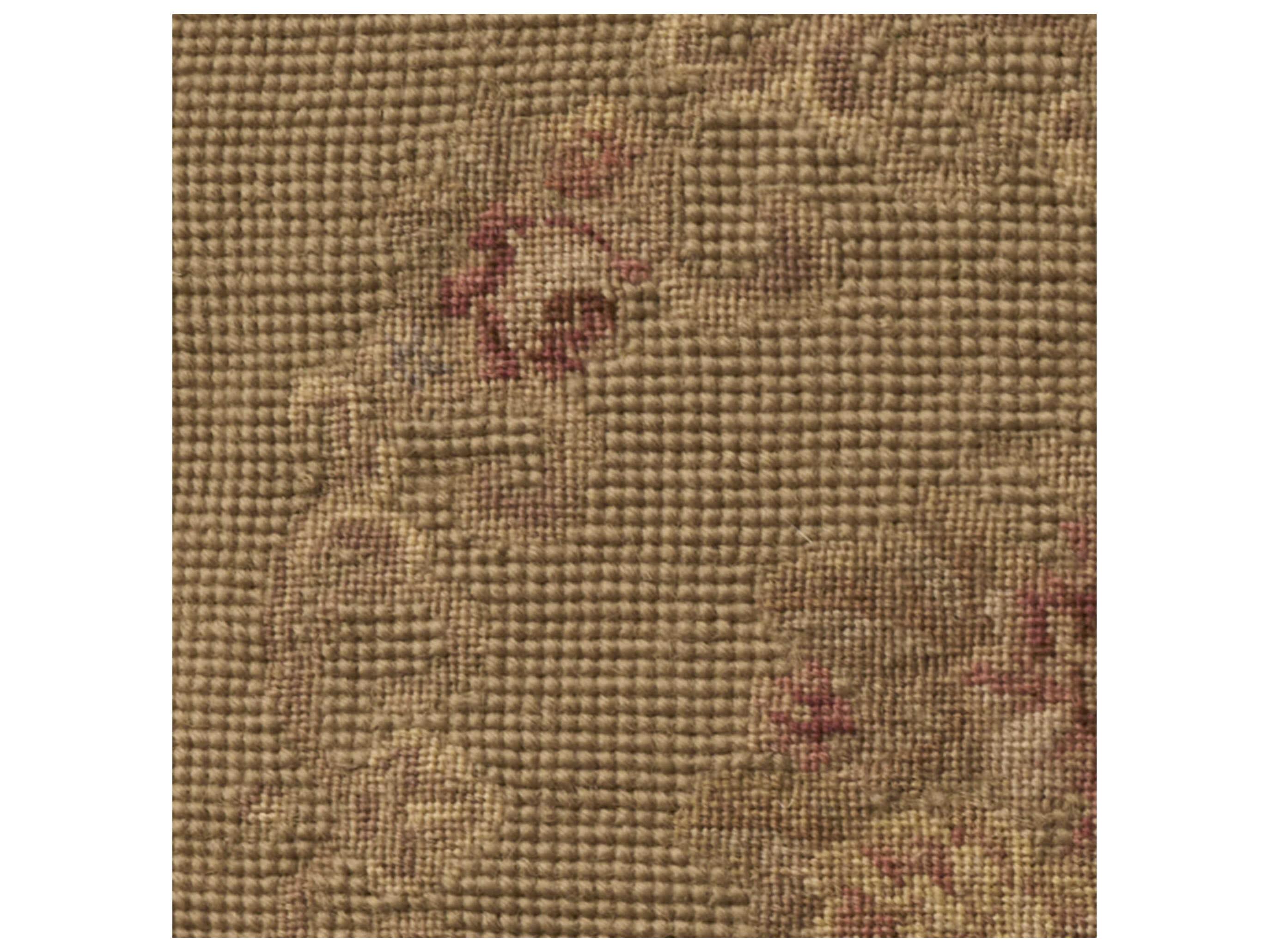 Nourison Mina Victory Vintage Floral Center 18" x 18" Olive Pillow