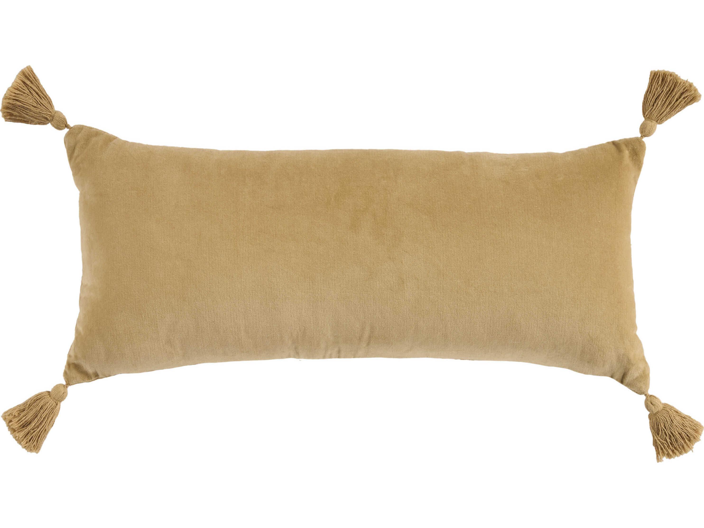 Nourison Mina Victory Vintage Floral Stripes 13" x 27" Seafoam Pillow