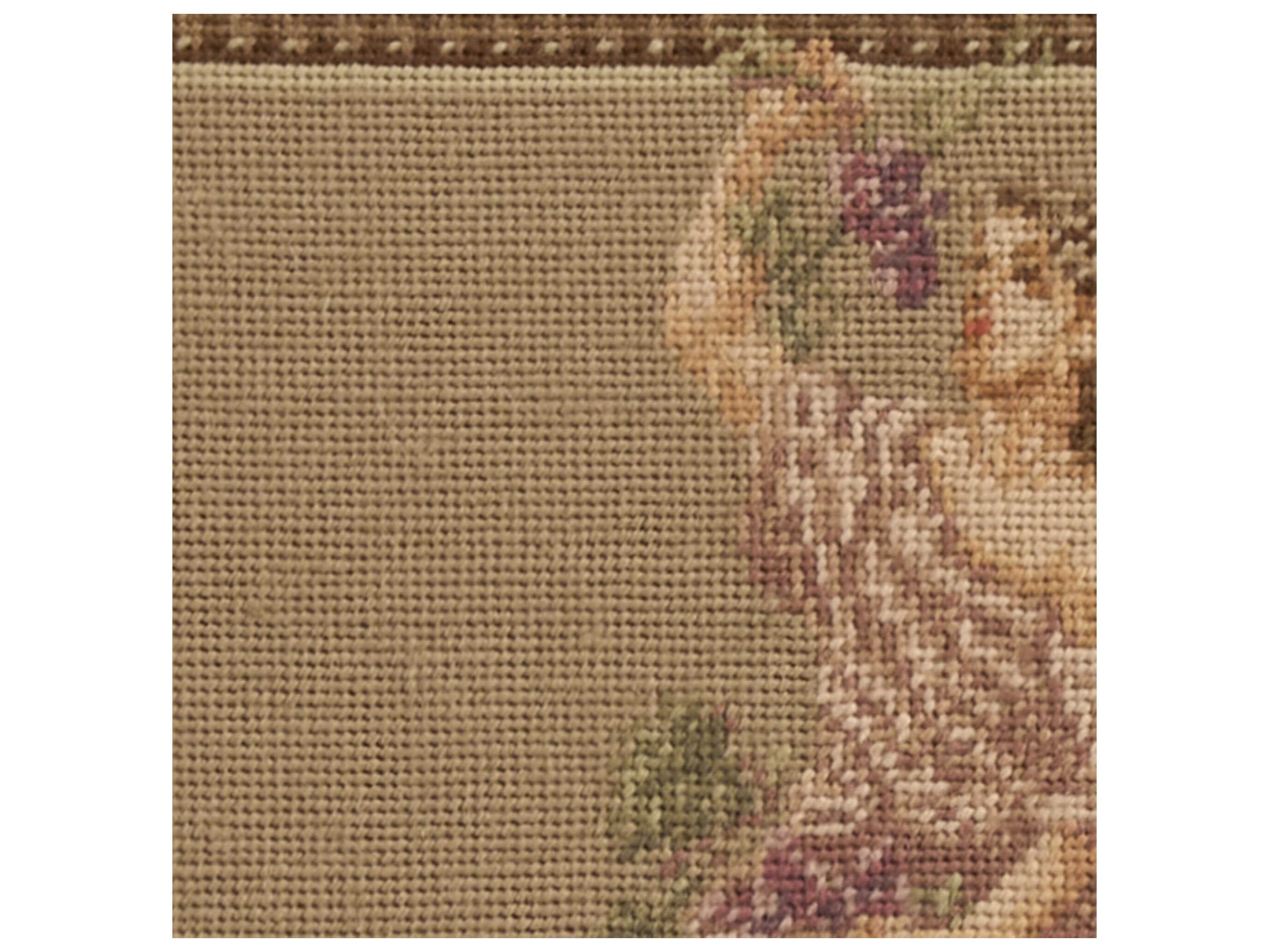 Nourison Mina Victory Vintage Roman Lady & Cherubs 19" x 25" Taupe Pillow