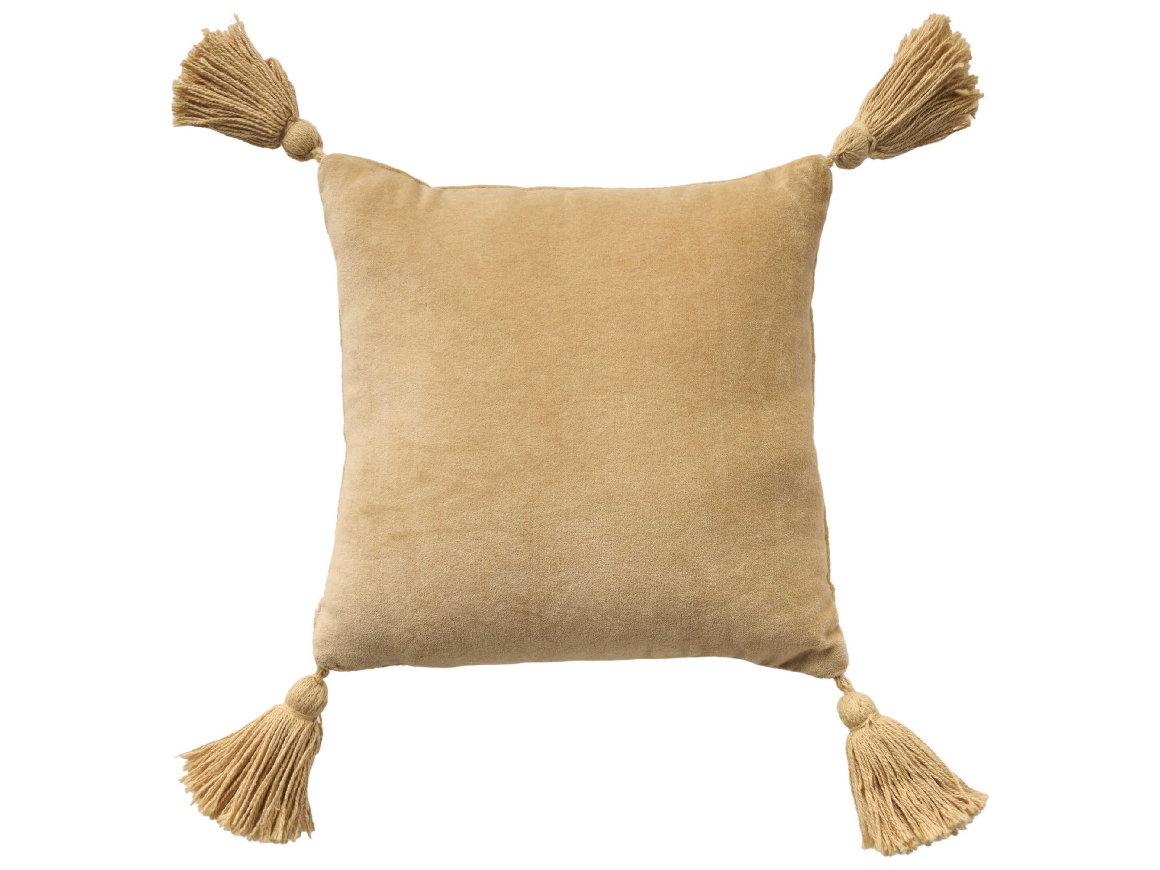 Nourison Mina Victory Vintage Wreath 12" x 12" Ivory Pillow