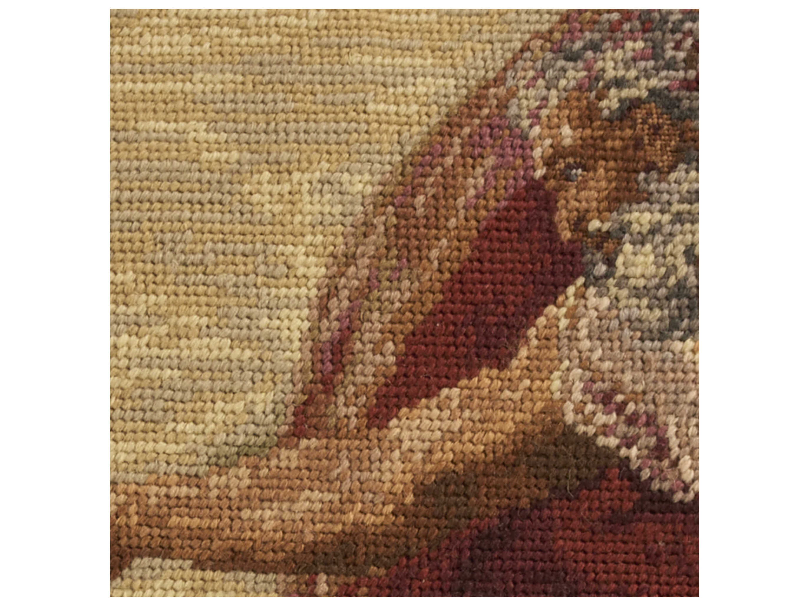 Nourison Mina Victory Vintage Creation 22" x 41" Multicolor Pillow