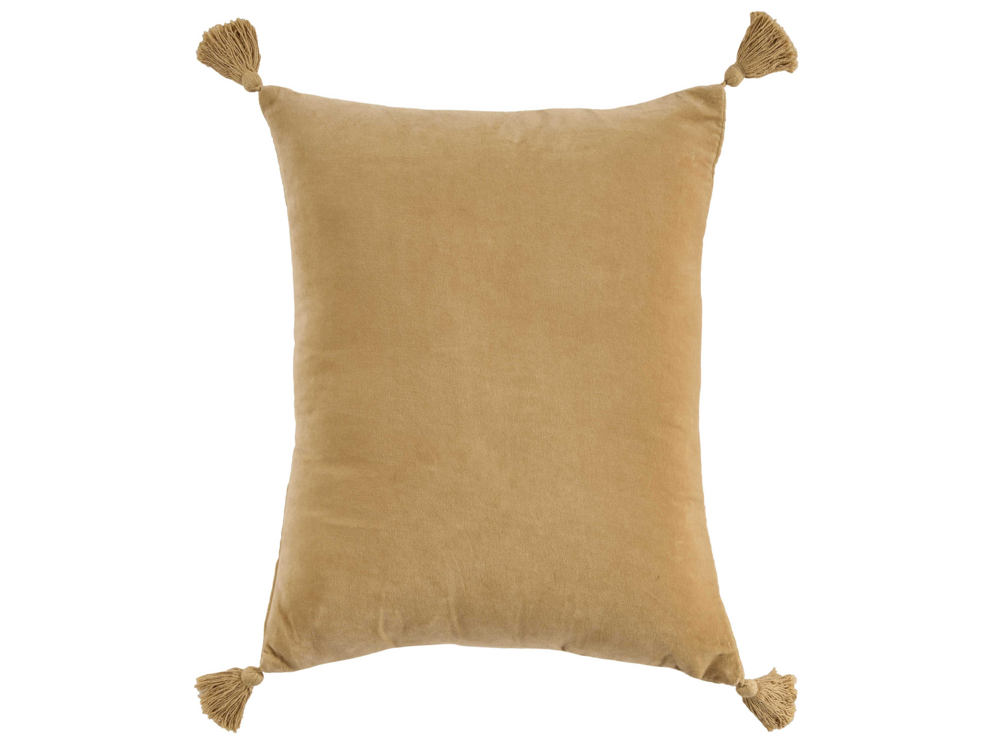 Nourison Mina Victory Vintage Monkey On Branch 21" x 24" Multicolor Pillow