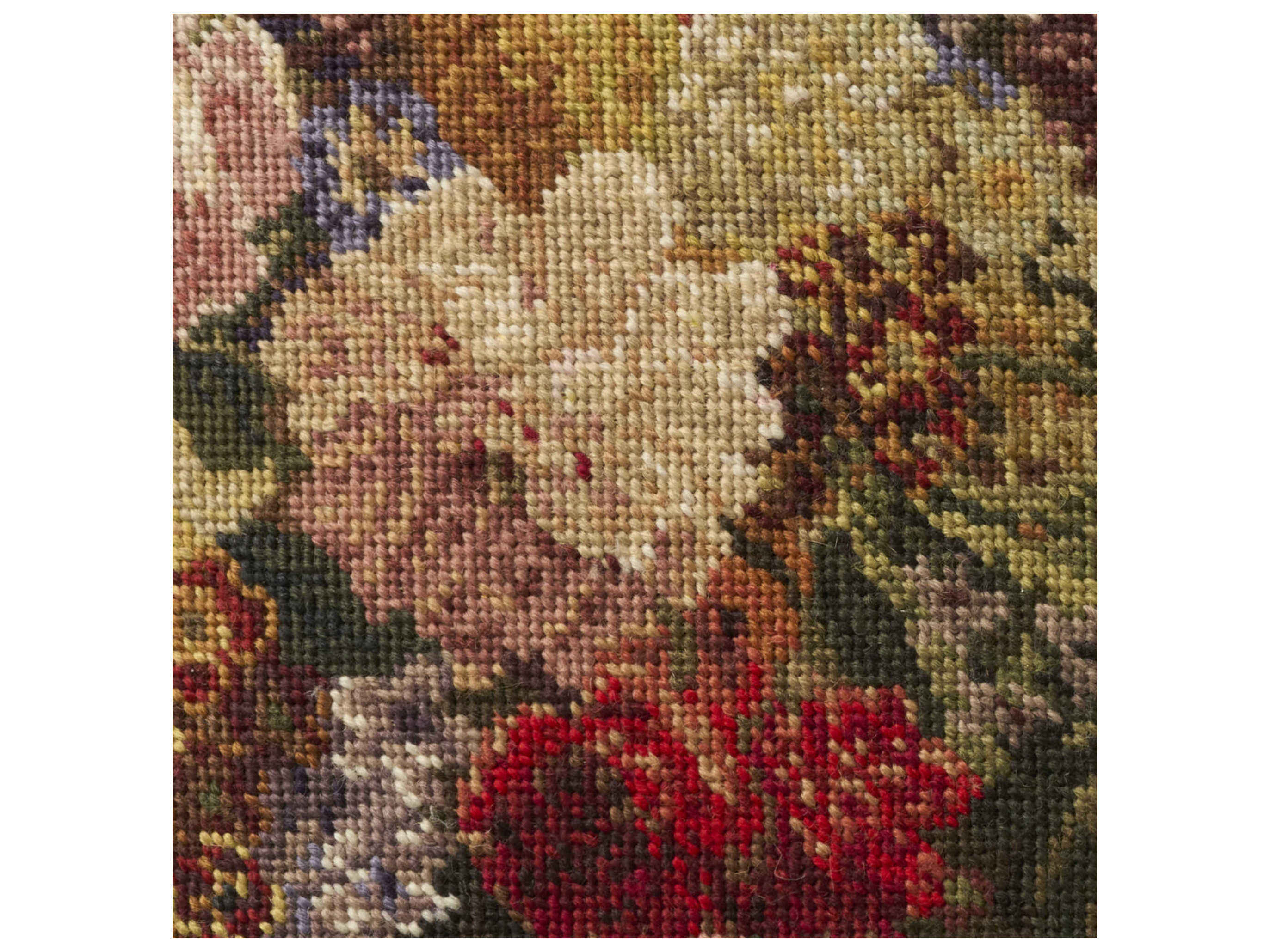 Nourison Mina Victory Vintage Floral 20" x 20" Multicolor Pillow