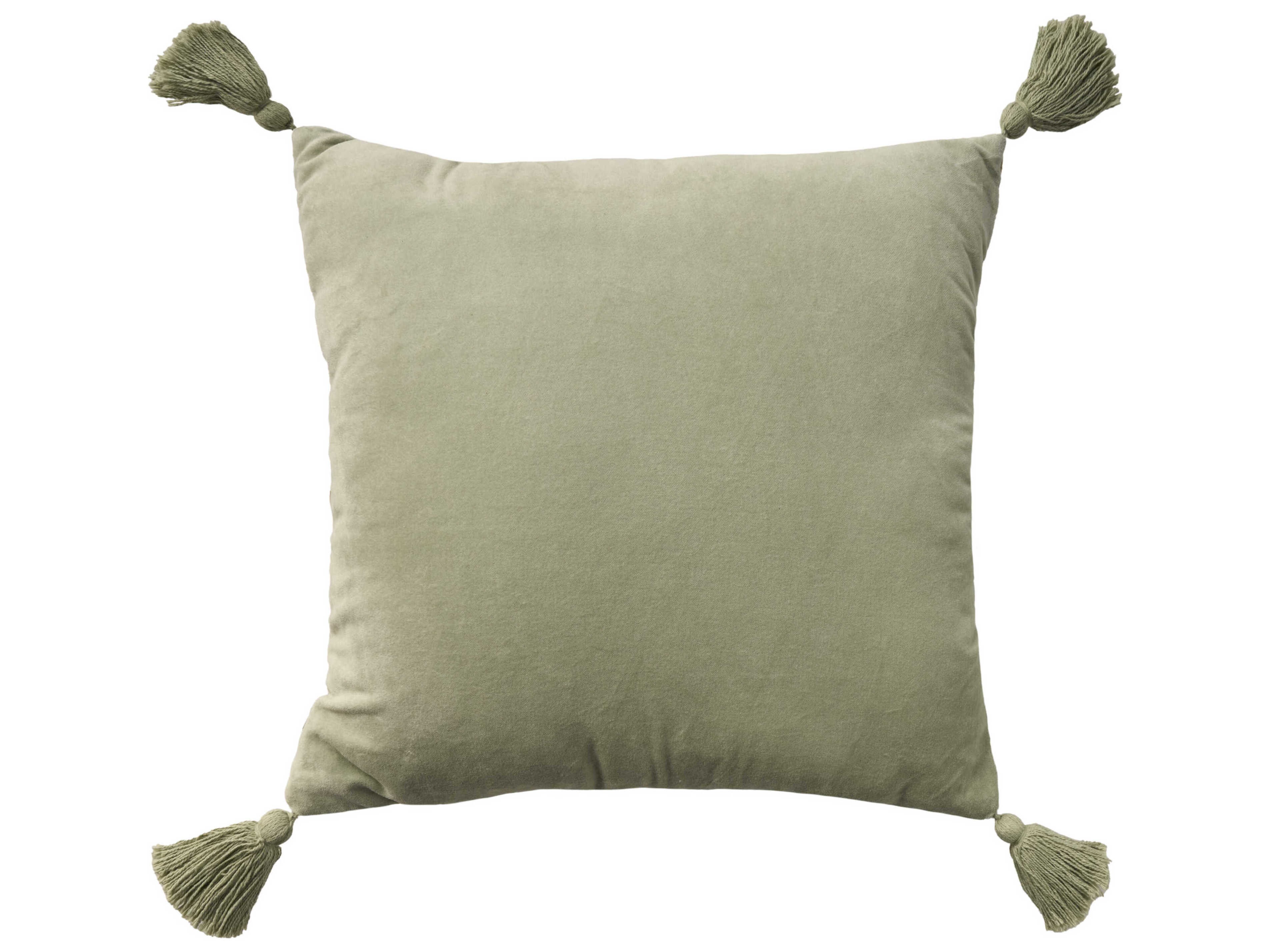 Nourison Mina Victory Vintage Palm Tree 19" x 19" Ivory Pillow