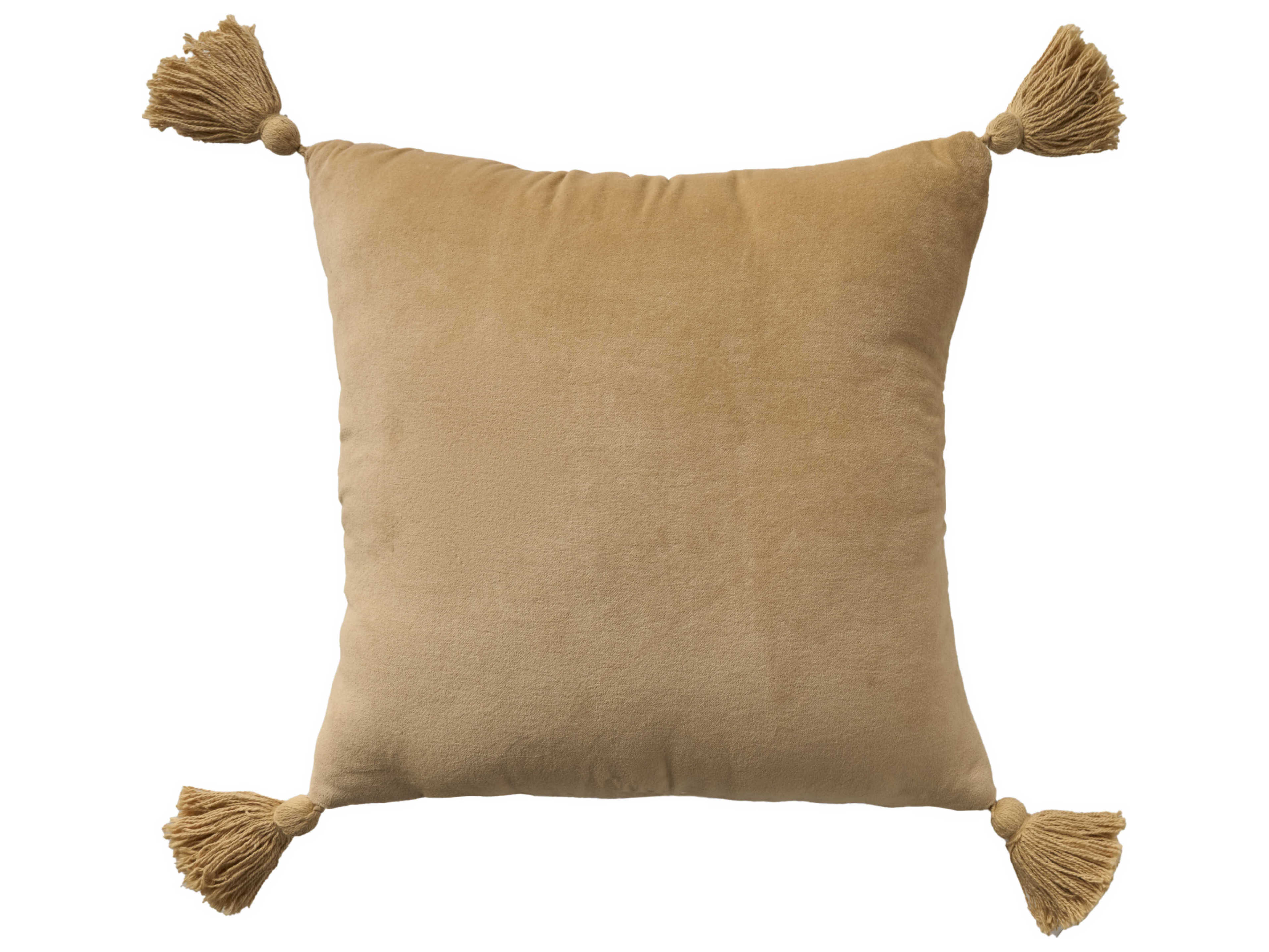 Nourison Mina Victory Vintage Red Hat Monkey 19" x 19" Taupe Pillow