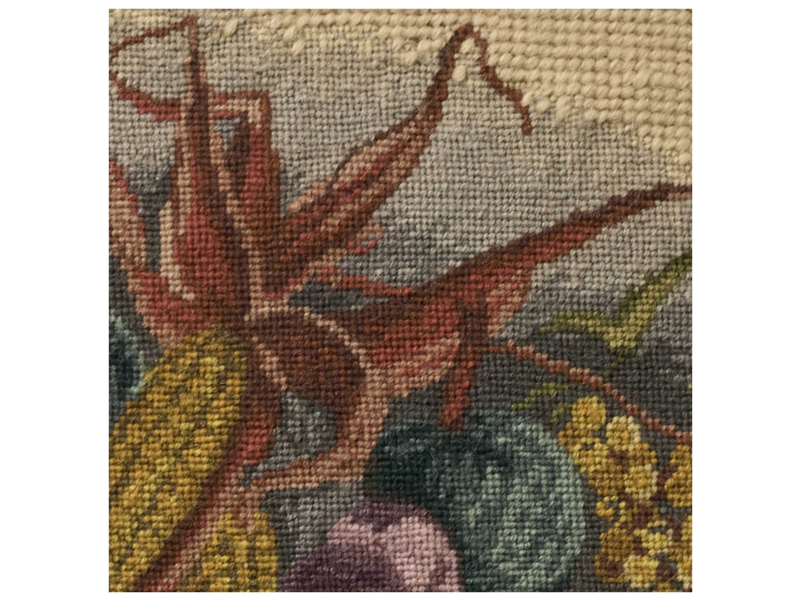 Nourison Mina Victory Vintage Corn 20" x 20" Cream Pillow