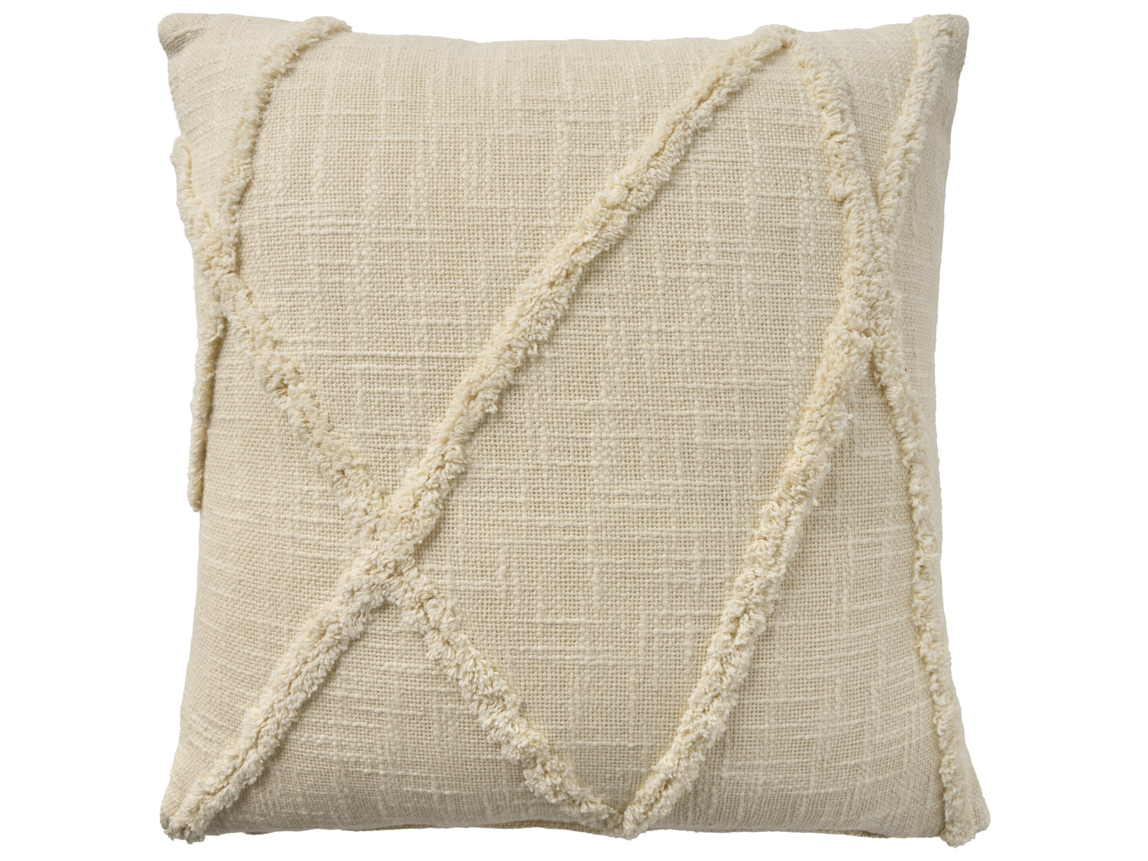 Nourison Mina Victory Lifestyle Distressed Diamond Pillow
