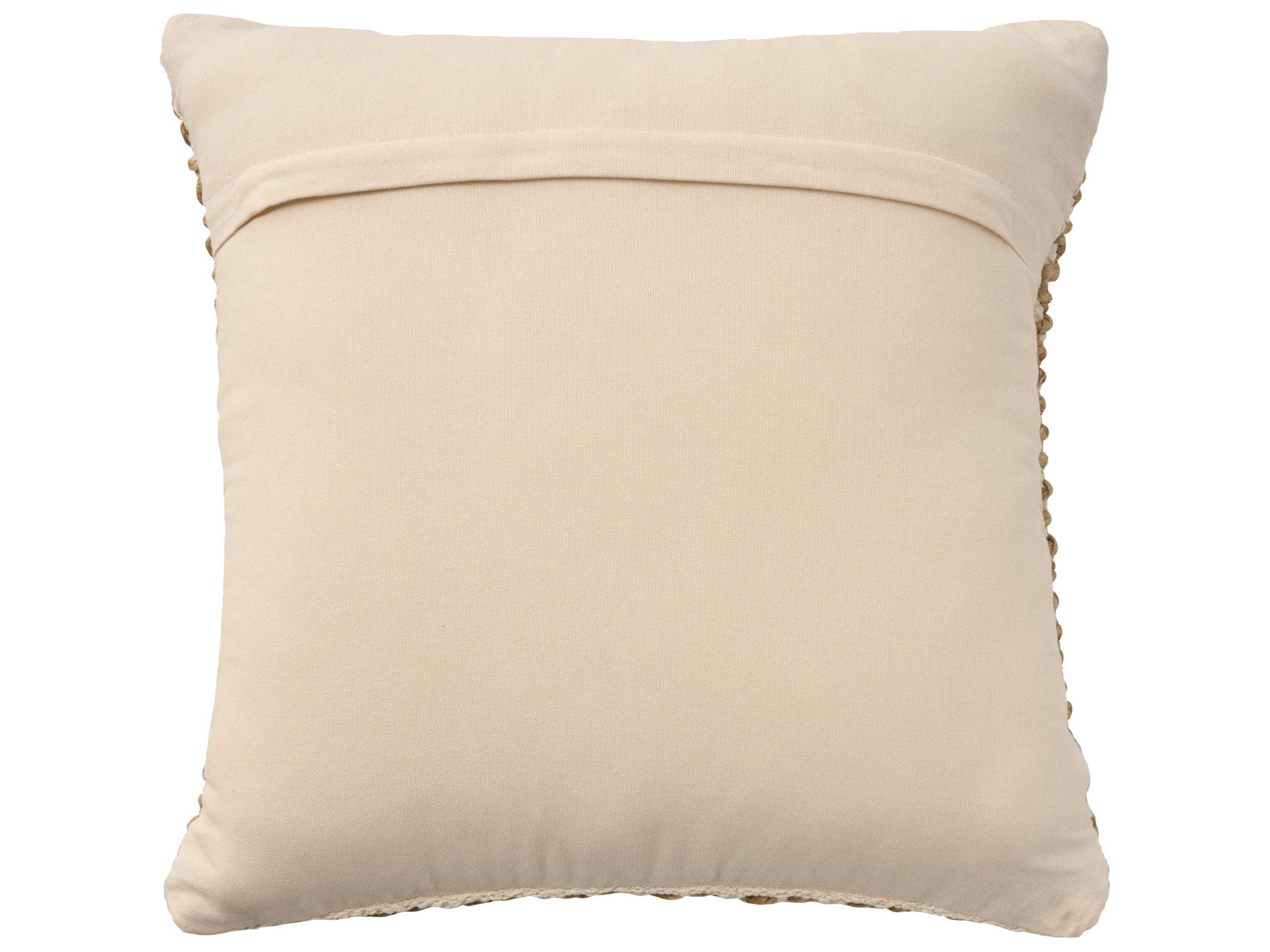 Nourison Lifestyle Jute & Cotton Weave Throw Pillow
