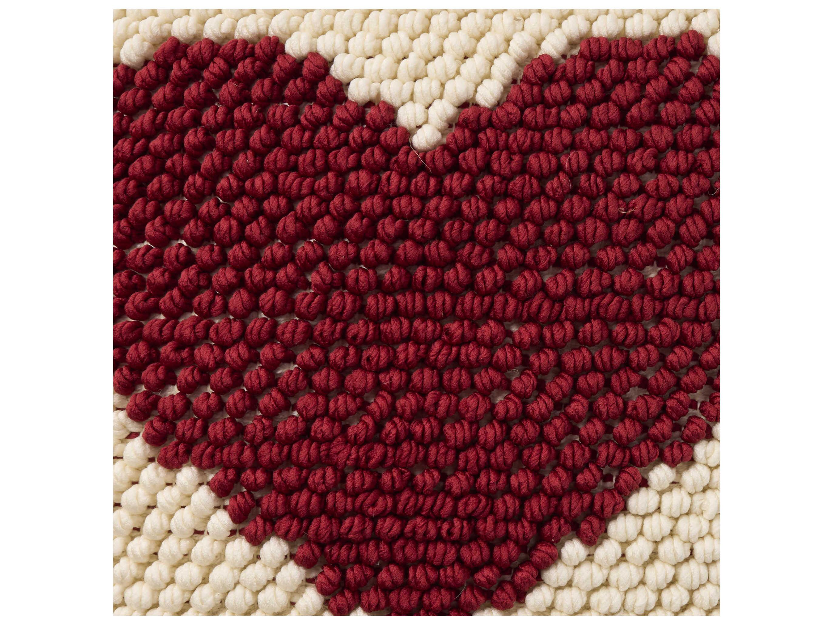 Nourison Holiday Loop Heart Pillow