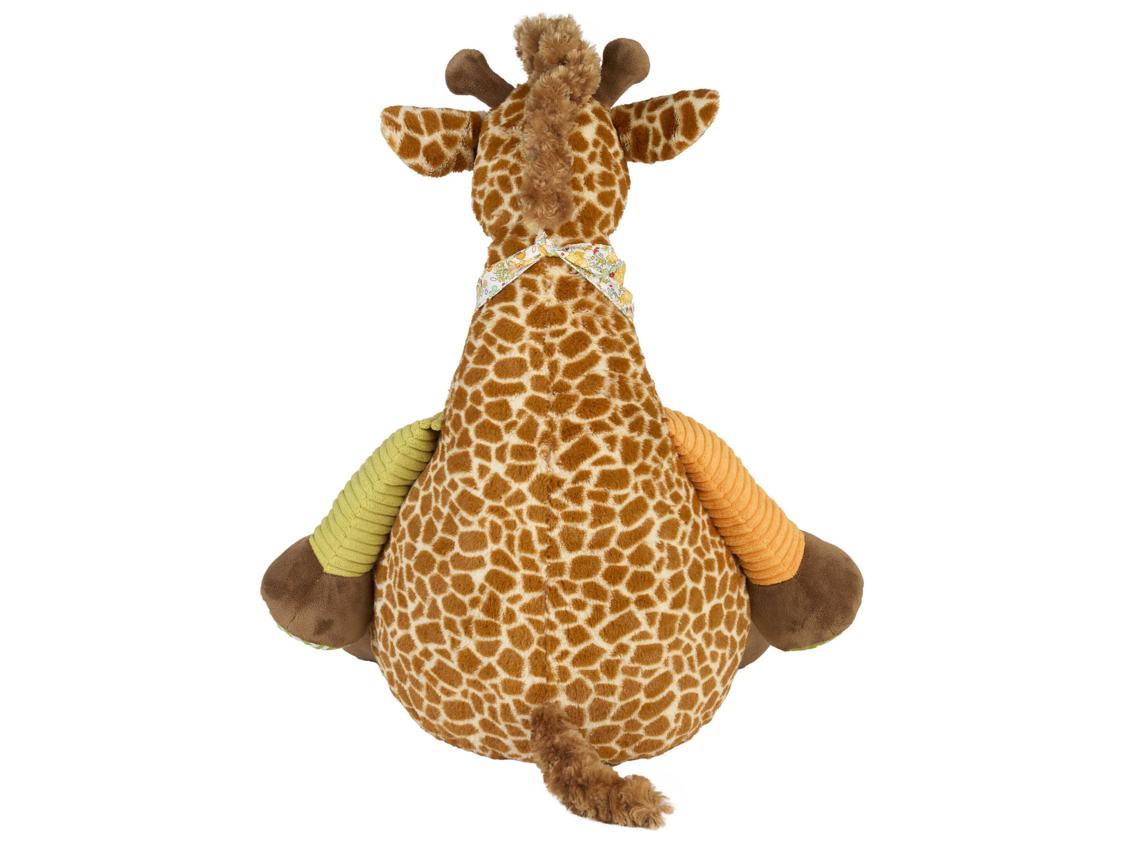 Nourison Mina Victory Giraffe Brown Plush