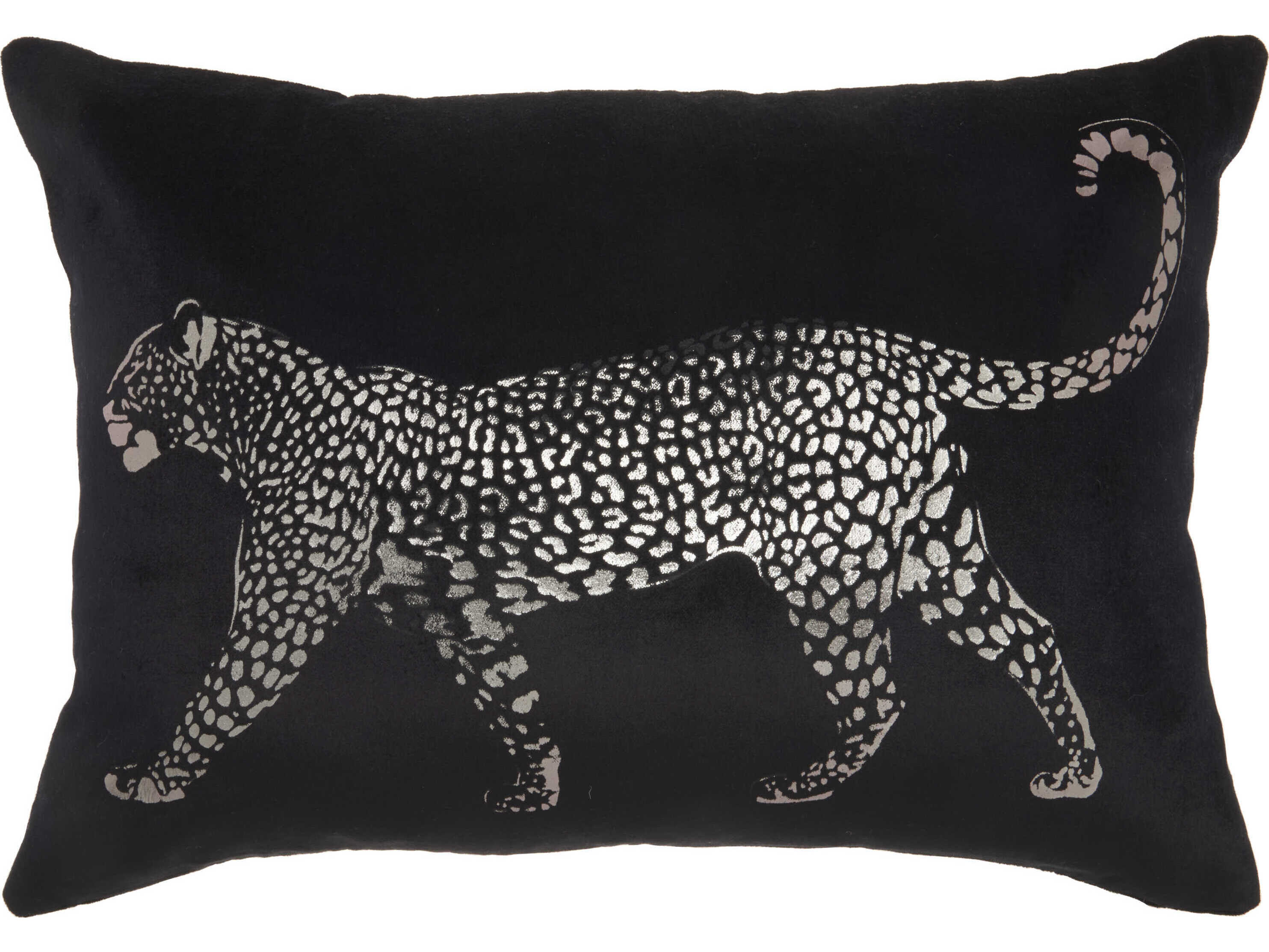 Nourison Sofia Black 14" x 20" Pillow