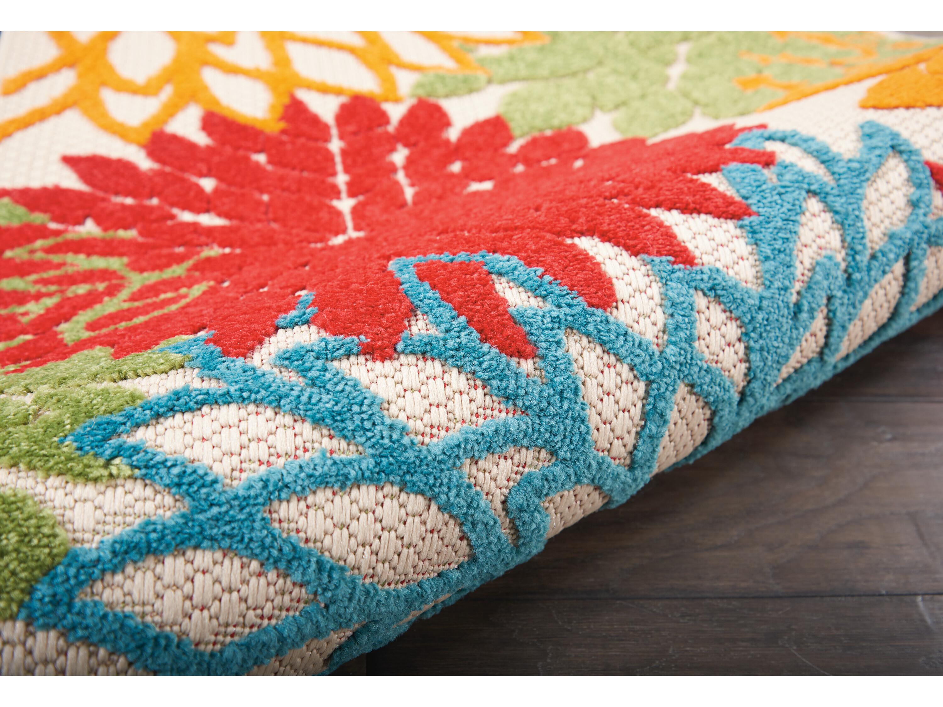 Nourison Aloha Floral Runner Area Rug