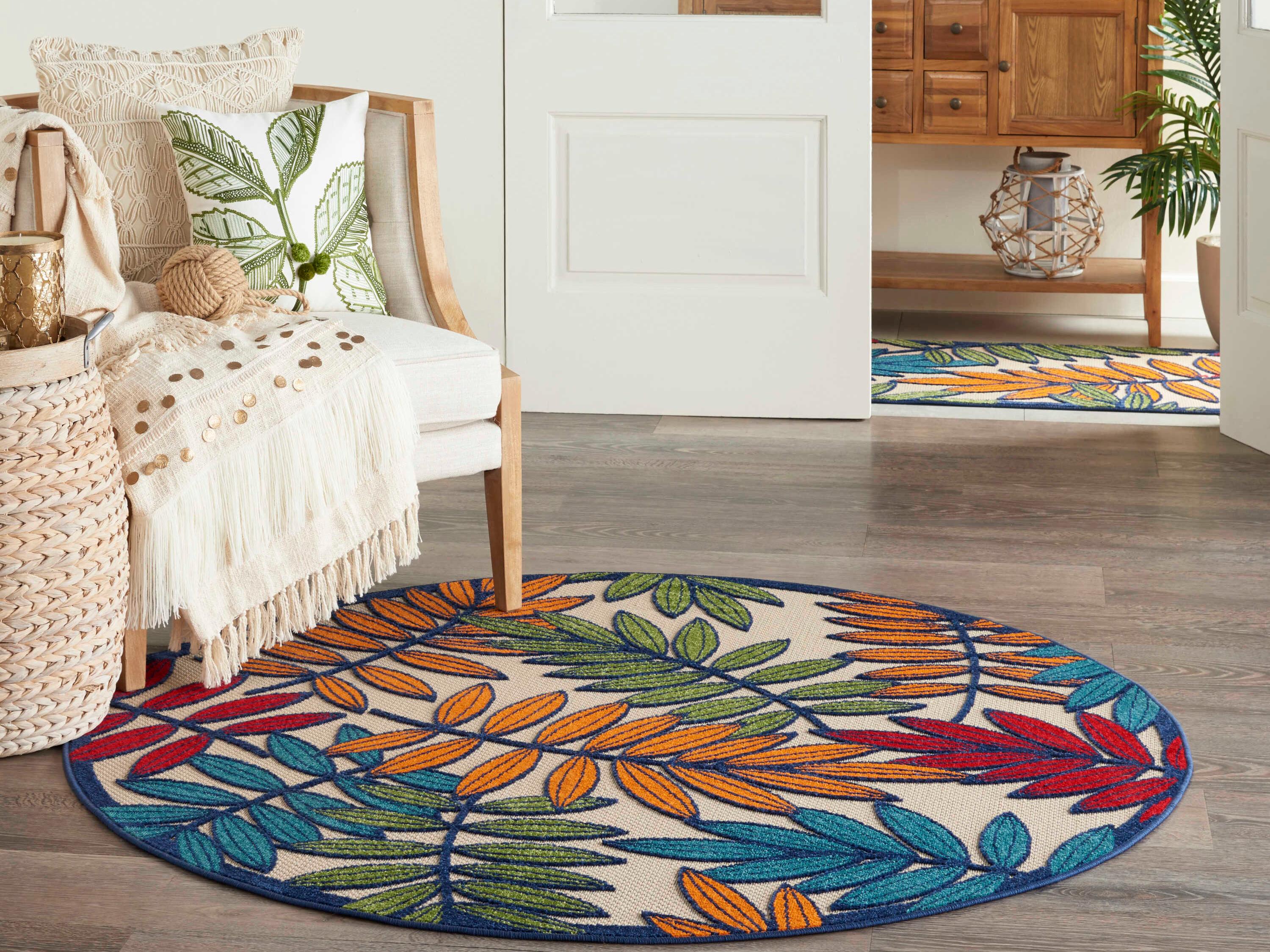 Nourison Aloha Bordered Area Rug