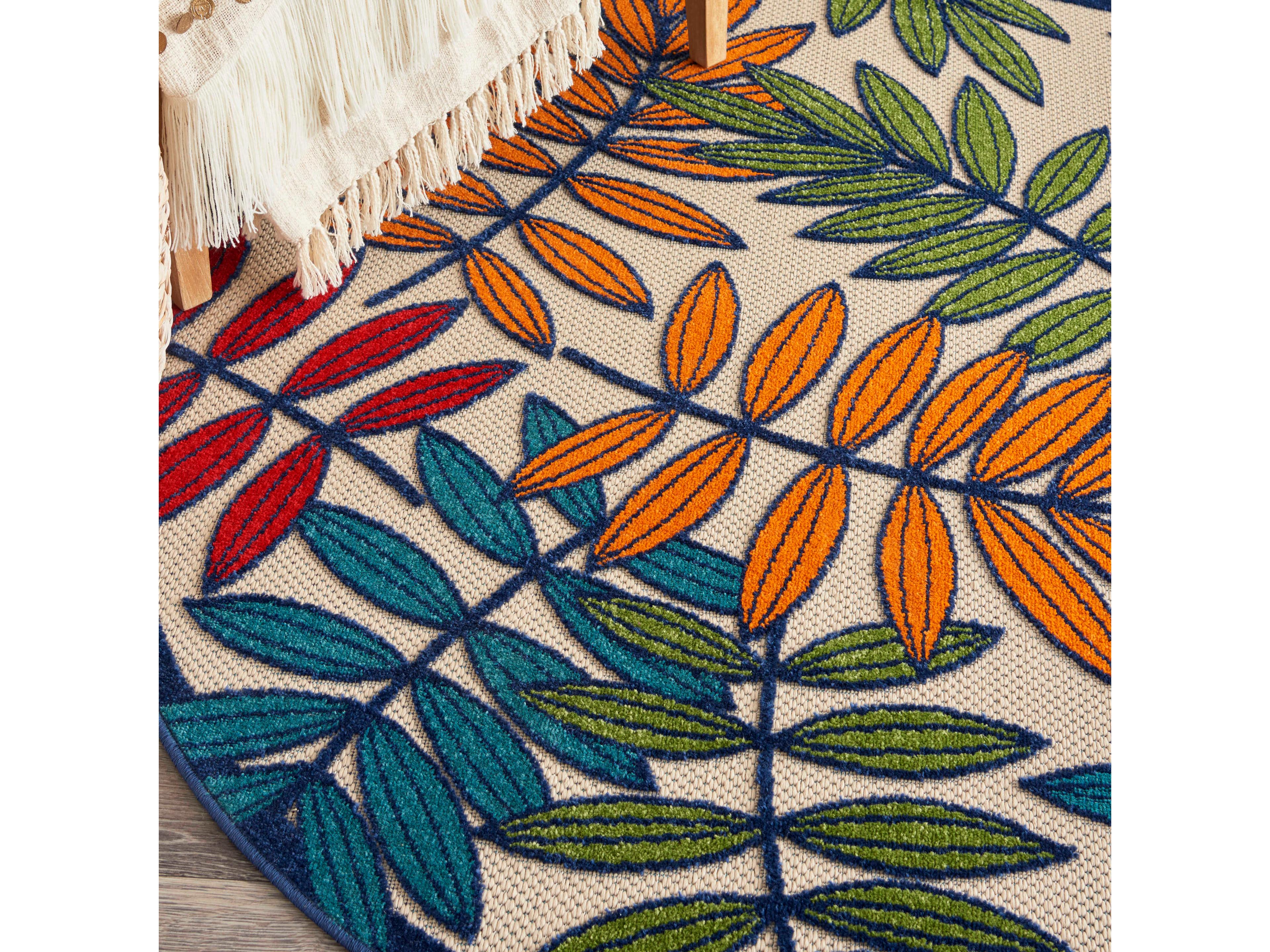Nourison Aloha Bordered Area Rug