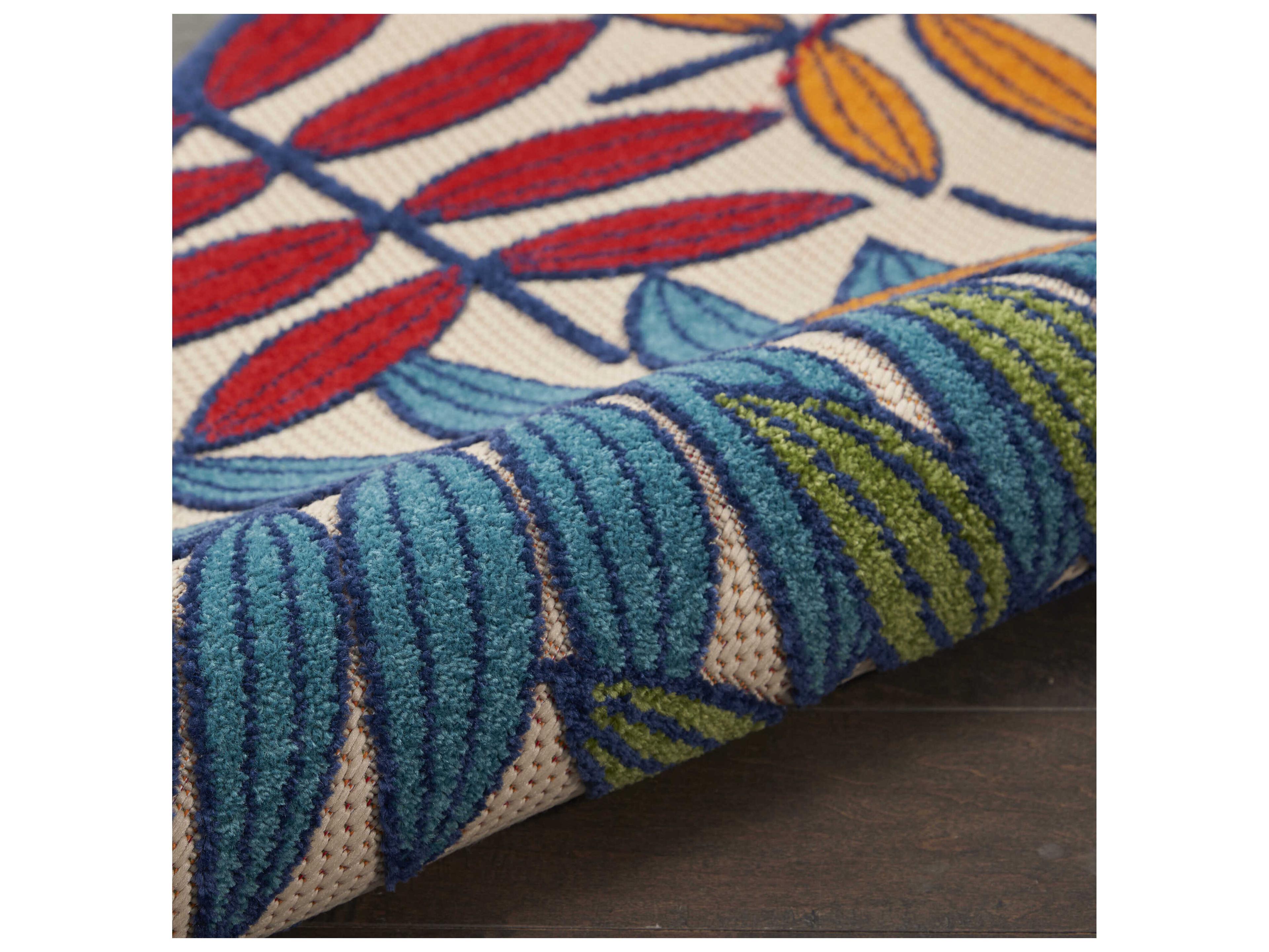 Nourison Aloha Bordered Runner Area Rug