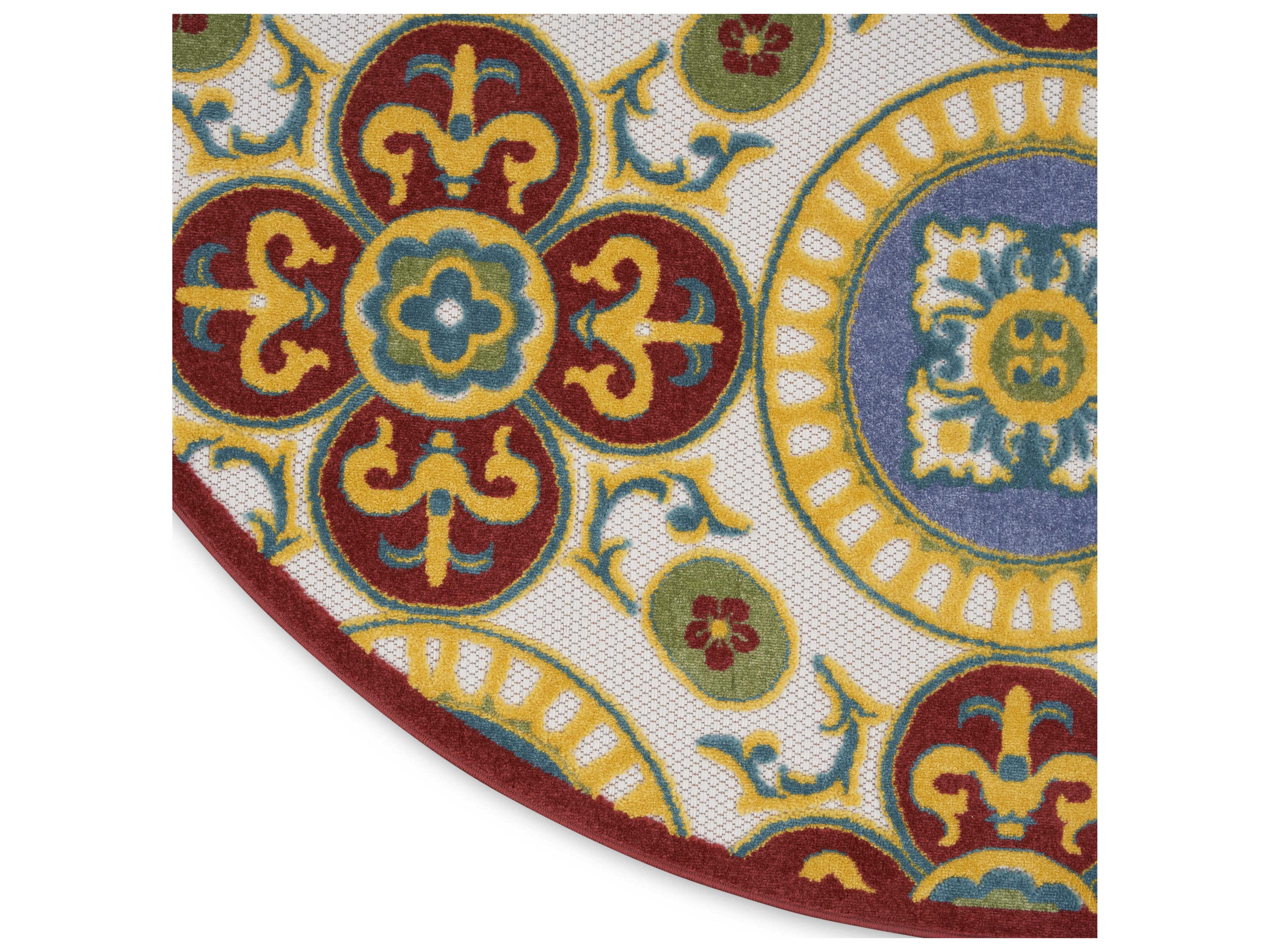 Nourison Aloha Bordered Area Rug