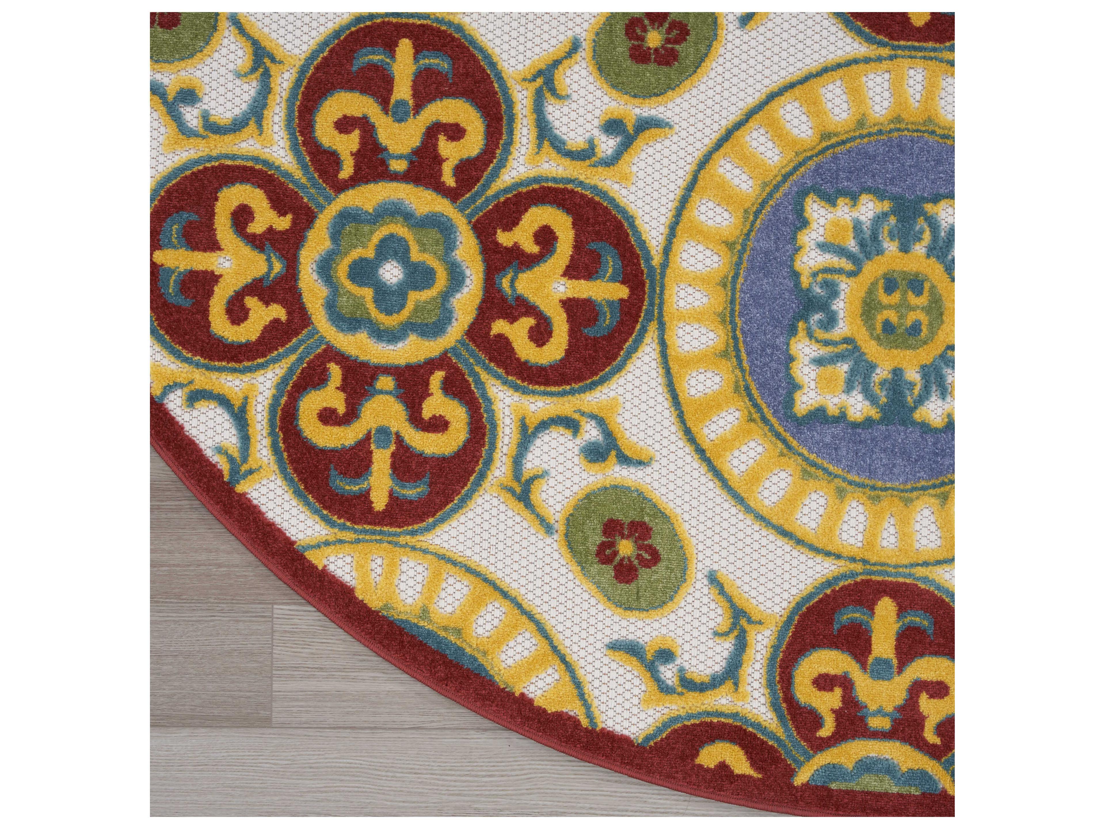 Nourison Aloha Bordered Area Rug