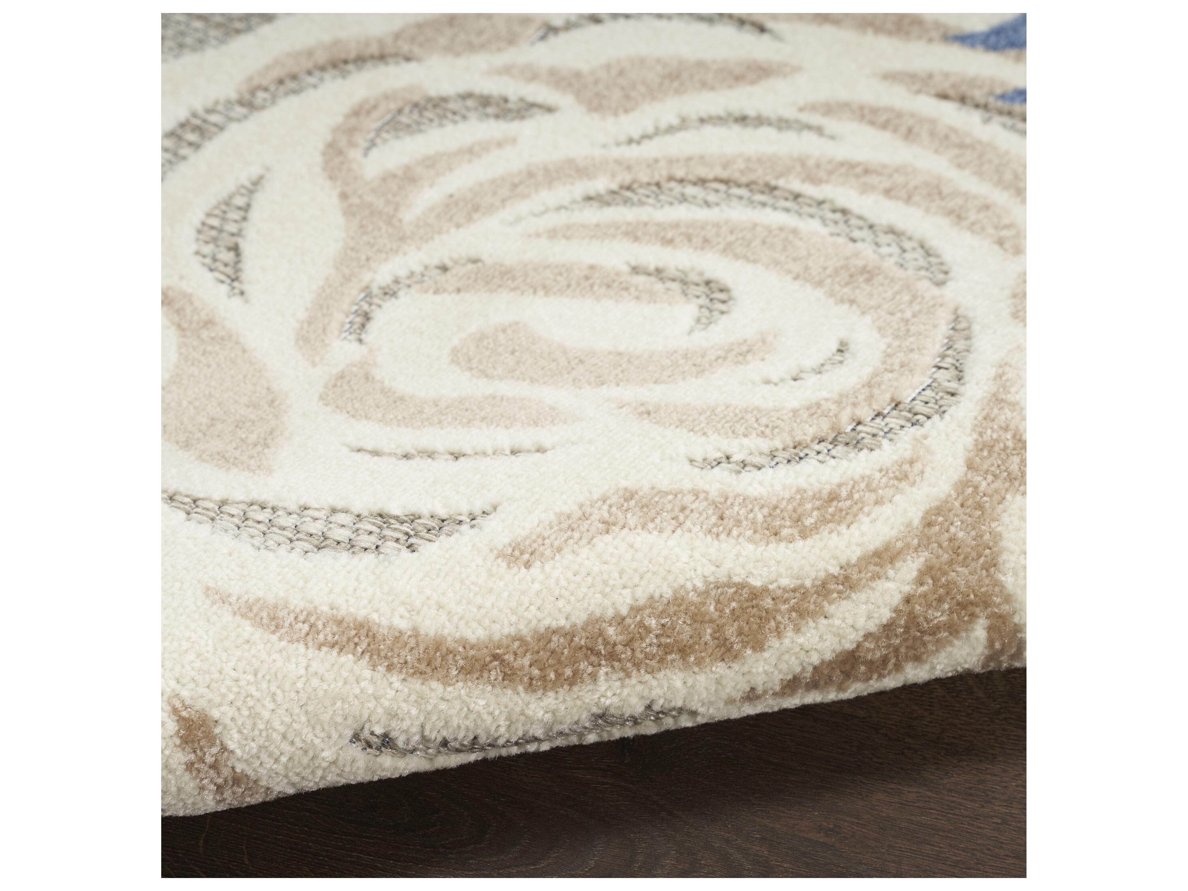 Nourison Aloha Bordered Runner Area Rug