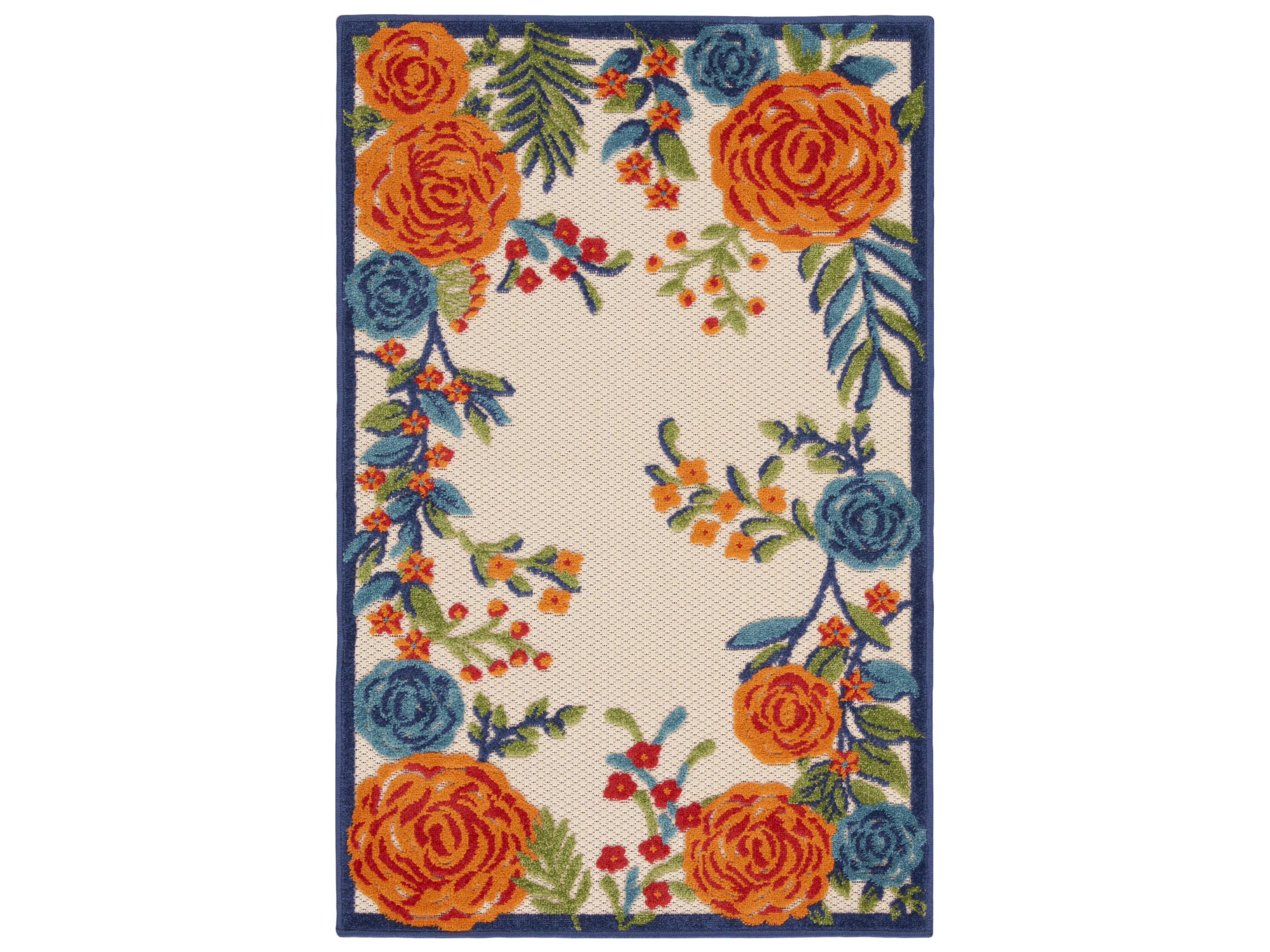Nourison Aloha Bordered Area Rug