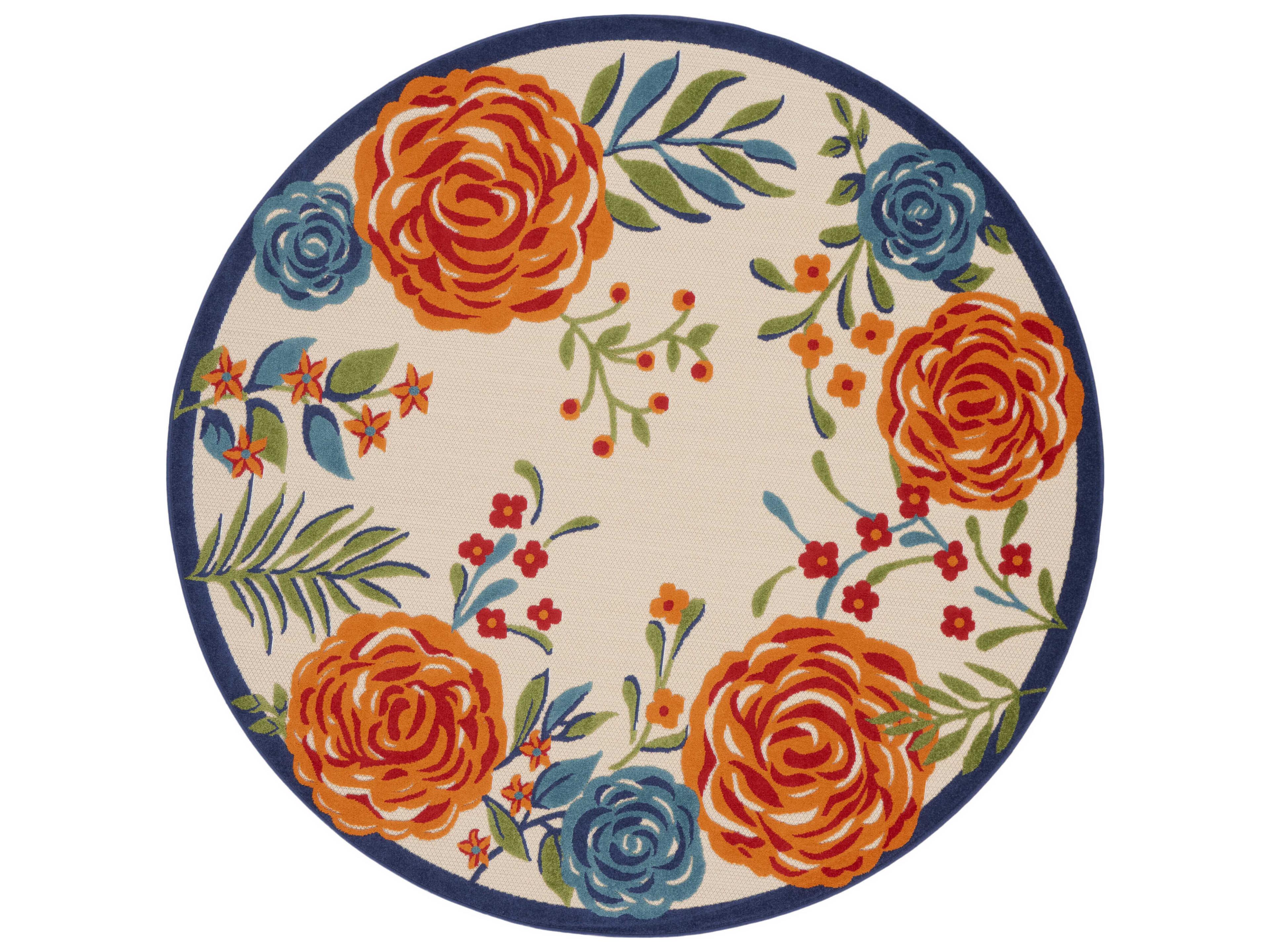 Nourison Aloha Bordered Area Rug