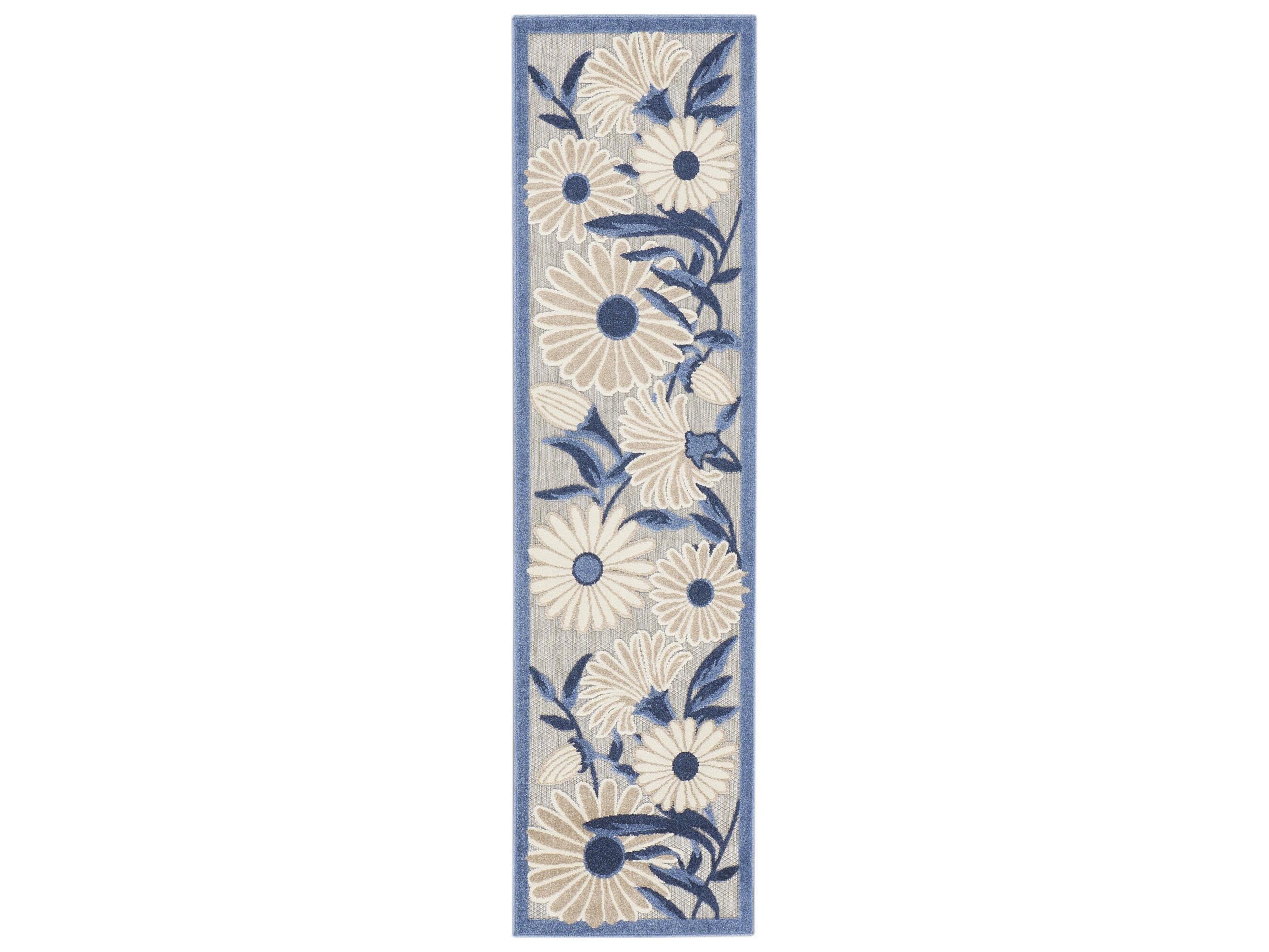 Nourison Aloha Bordered Runner Area Rug