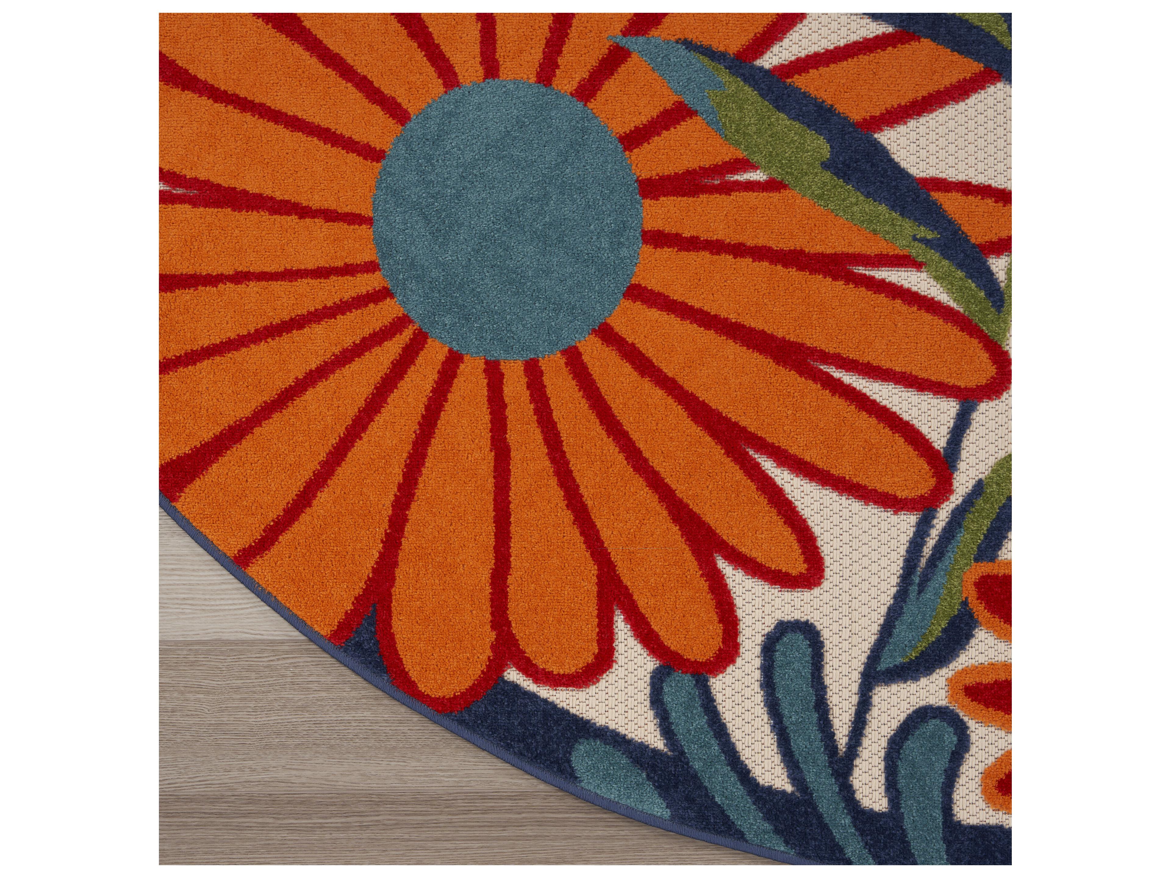Nourison Aloha Bordered Area Rug