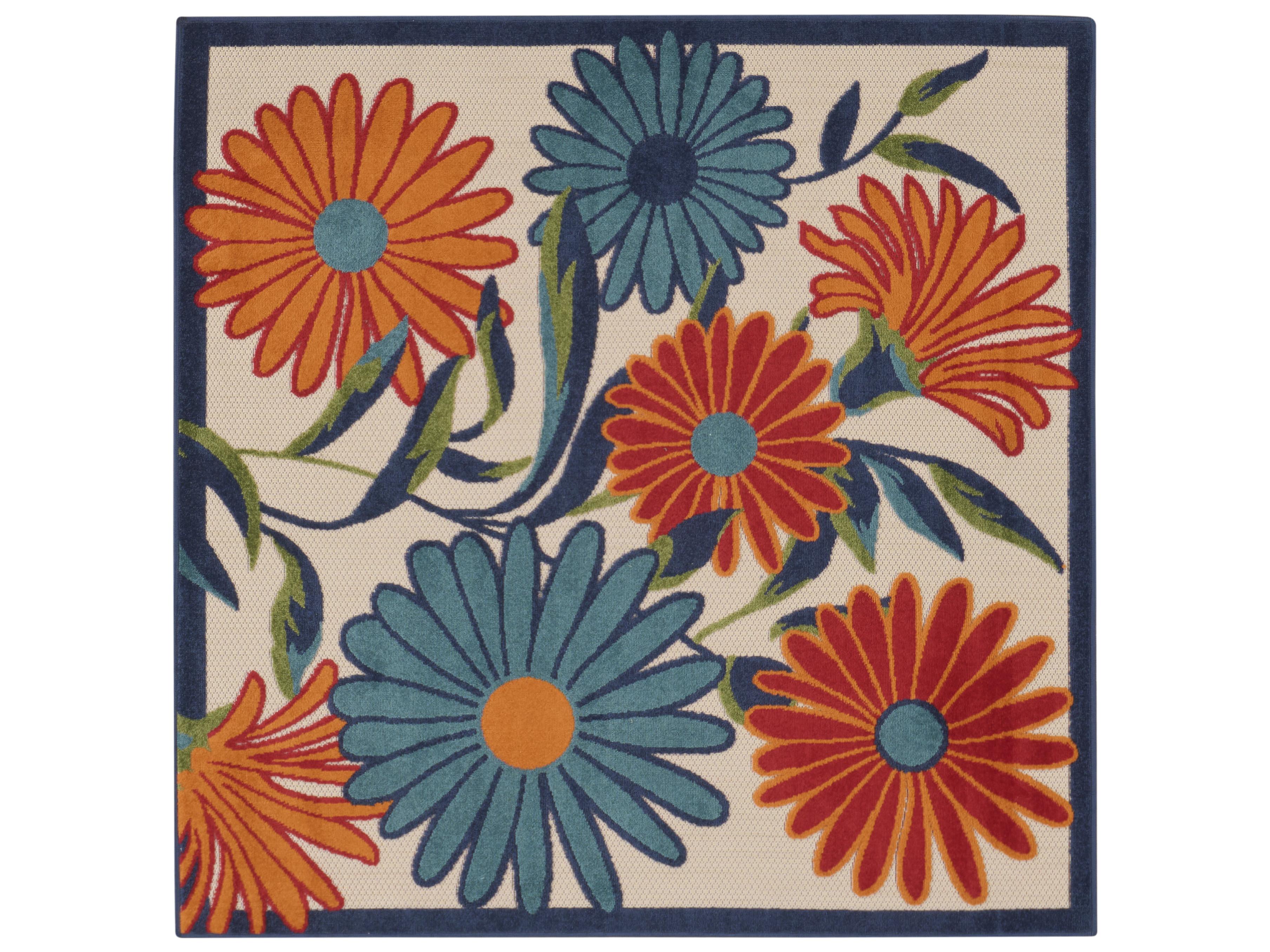 Nourison Aloha Bordered Area Rug